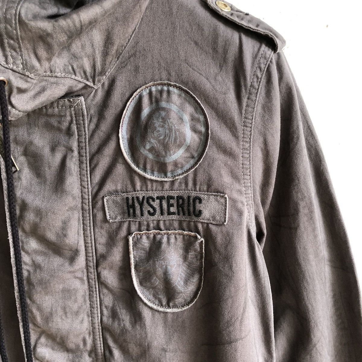 Hysteric Glamour HYSTERIC GLAMOUR Women’s Distressed Military Hooded Jacket Size S / US 4 / IT 40 - 7 Thumbnail