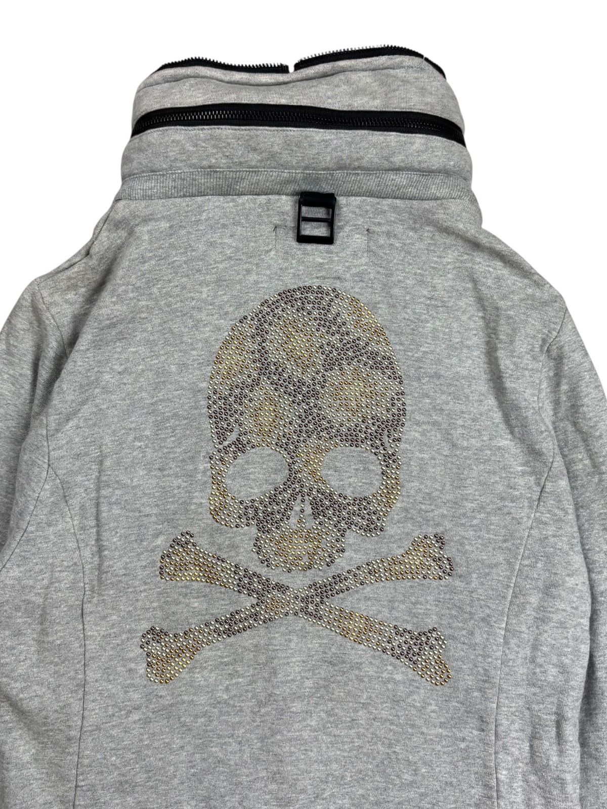 BUFFALO BOBS 2000s XFRM Gallery - Vkei Style Skull Bono Zip Hoodie Size US M / EU 48-50 / 2 - 5 Thumbnail