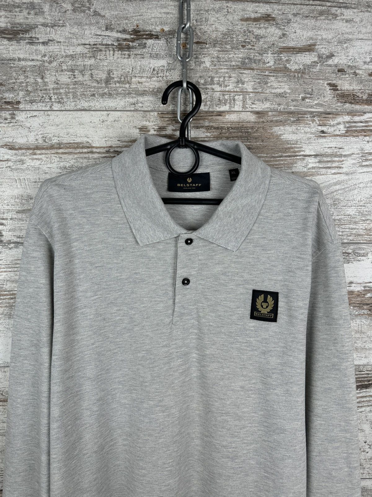 Belstaff Mens Belstaff Longsleeve T-shirt polos Size US XL / EU 56 / 4 - 2 Thumbnail