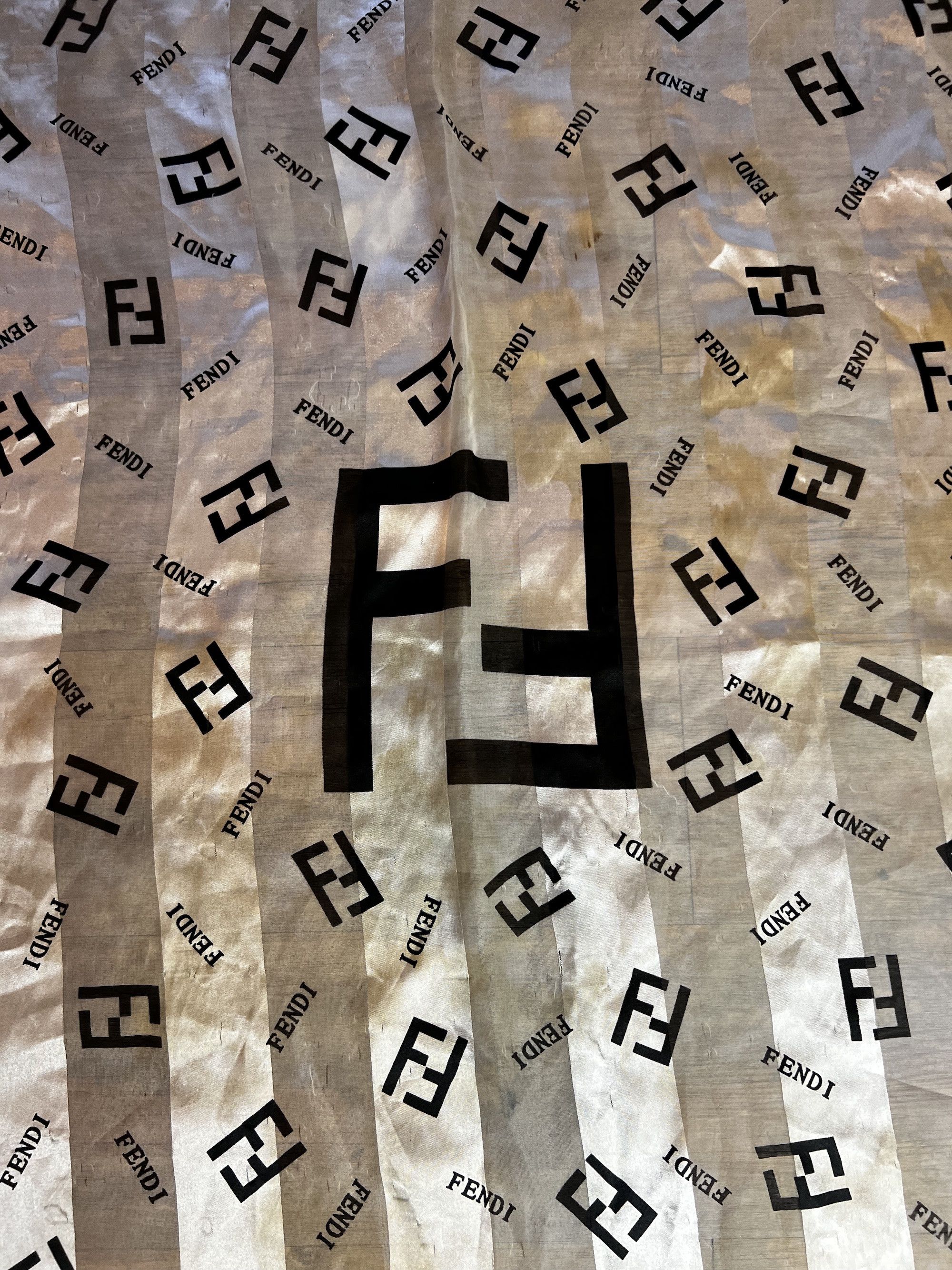 Fendi Vintage 1970's-1990's FENDI FF Monogram Scarf Size ONE SIZE - 5 Thumbnail