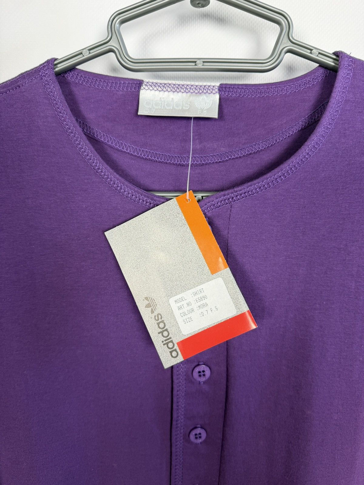 Adidas Adidas Henley Shirt 90s Style Oversized Trefoil Logo Size L Size US L / EU 52-54 / 3 - 9 Thumbnail