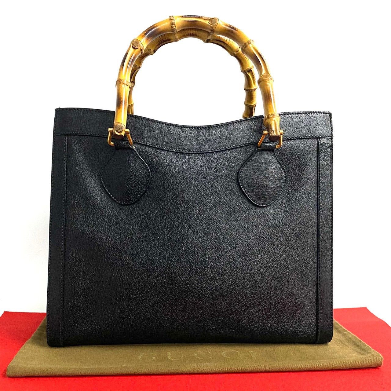 Gucci Gucci Handbag Black Leather Size ONE SIZE - 1 Thumbnail
