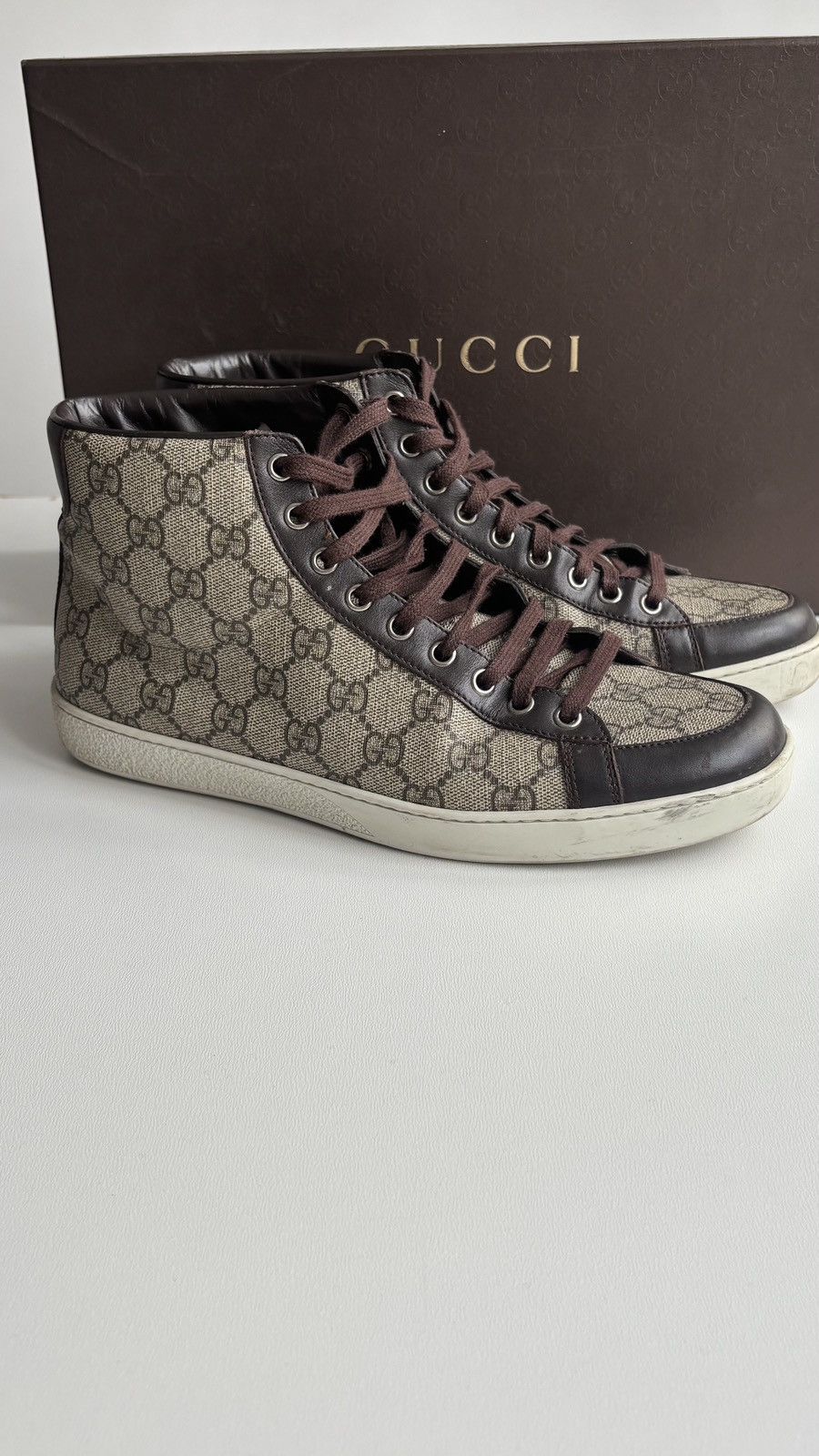 ゆ୨୧ Buy Gucci California GG High 'Beige Blue' - 295383 FCIT0