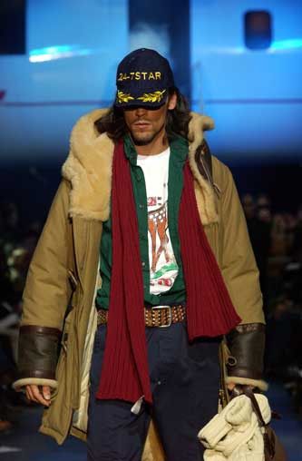 Dsquared2 ARCHIVE A/W 2003 RUNWAY SHEARLING OVERSIZED PARKA COAT Size US M / EU 48-50 / 2 - 1 Thumbnail