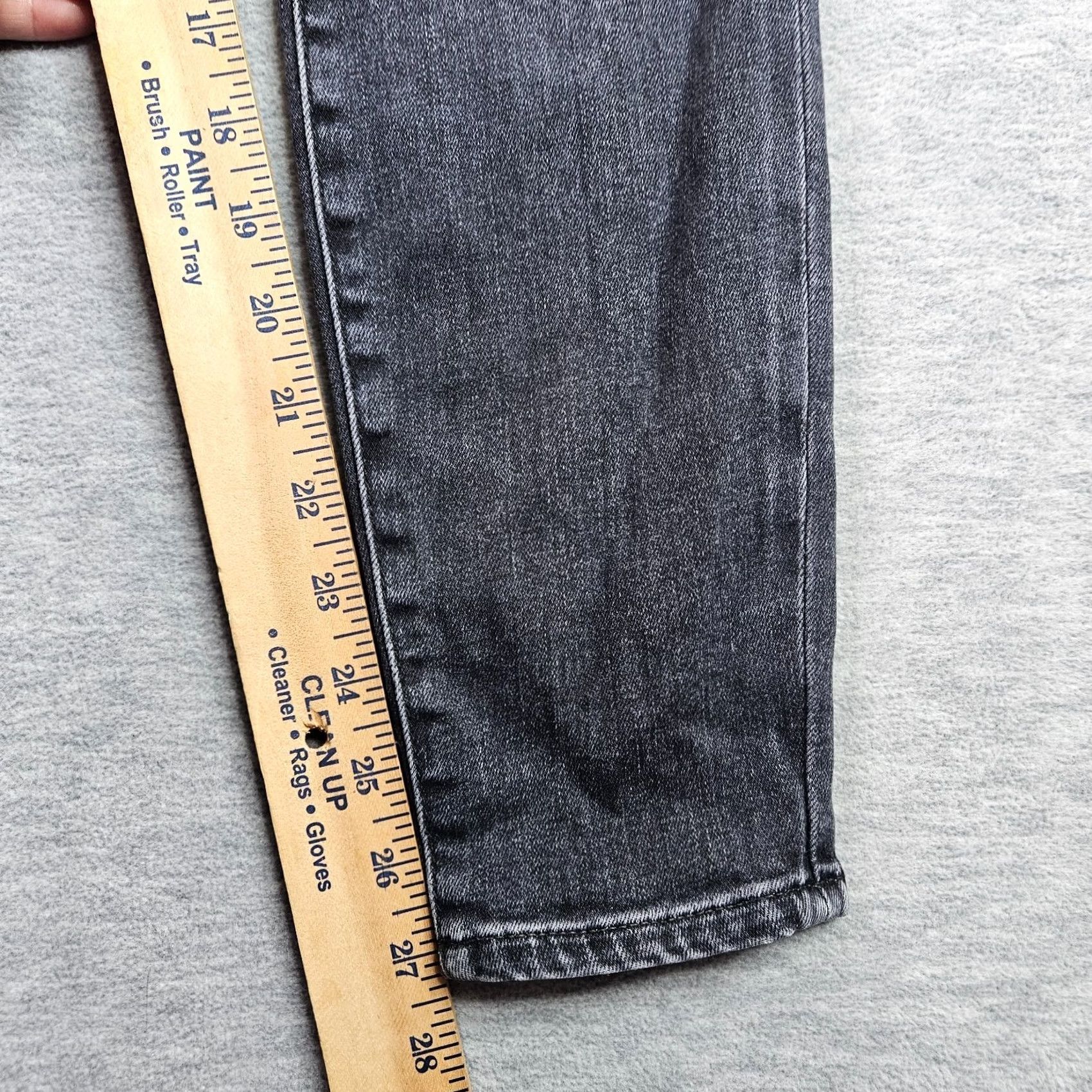 Alice + Olivia Alice + Olivia AO.LA Women’s Good High Rise Exposed Button Skinny Jeans Sz 28 Size 28" / US 6 / IT 42 - 6 Thumbnail