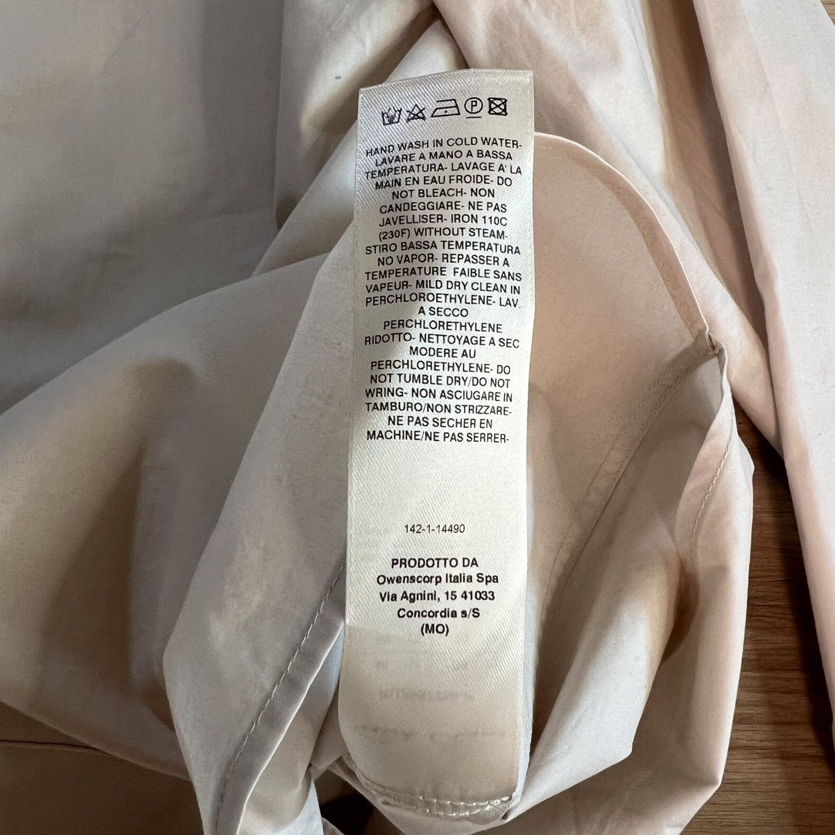 Rick Owens Rick Owens Tecuatl SS20 Pearl Collarless Button Down Shirt Size US M / EU 48-50 / 2 - 8 Thumbnail