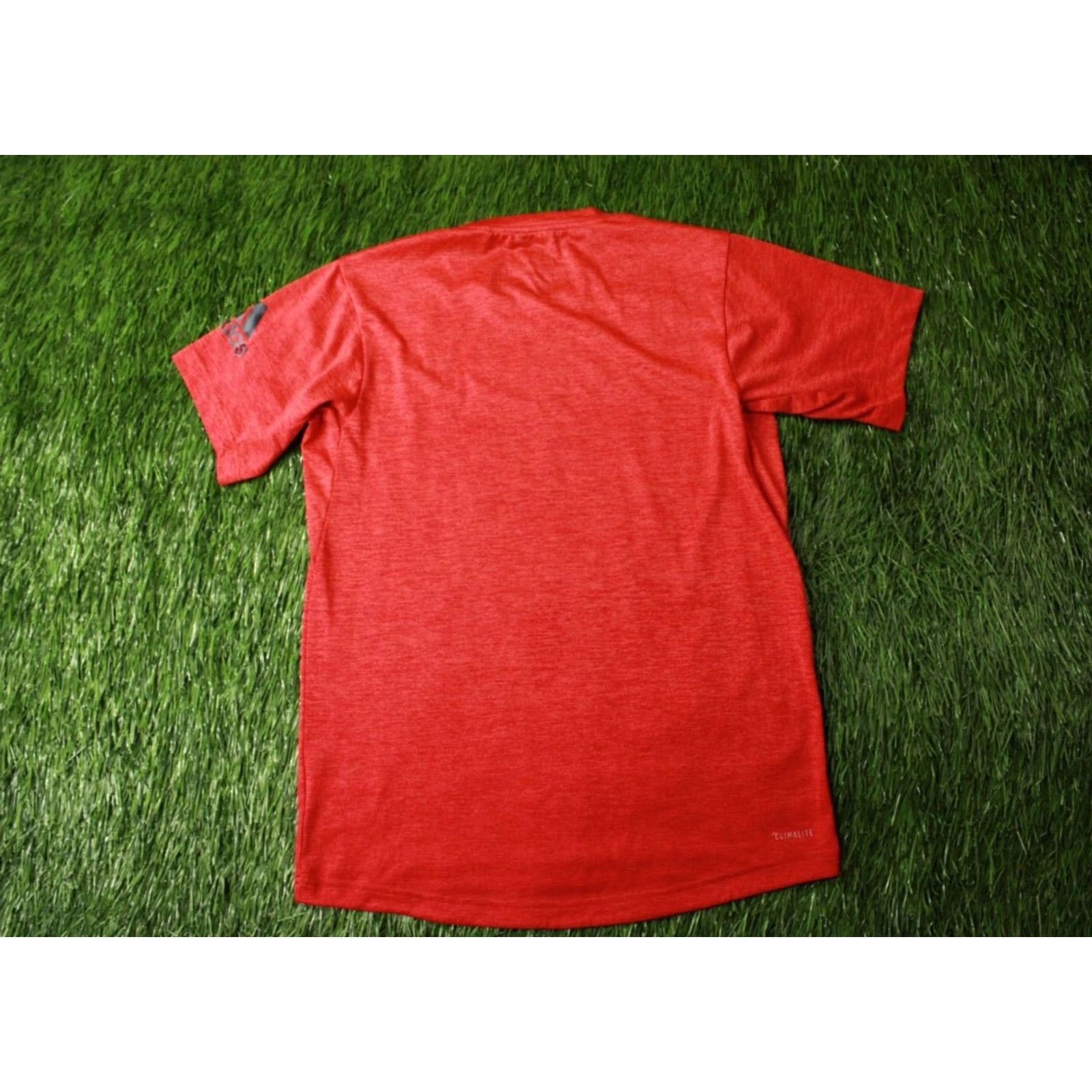 Adidas ADIDAS PERFORMANCE FREELIFT 2017 T-Shirt MEN S SMALL Red Jersey 100% Polyester Short Sleeve Crew Neck Running Base Layer 2017 Original Size S Small Size US S / EU 44-46 / 1 - 8 Thumbnail