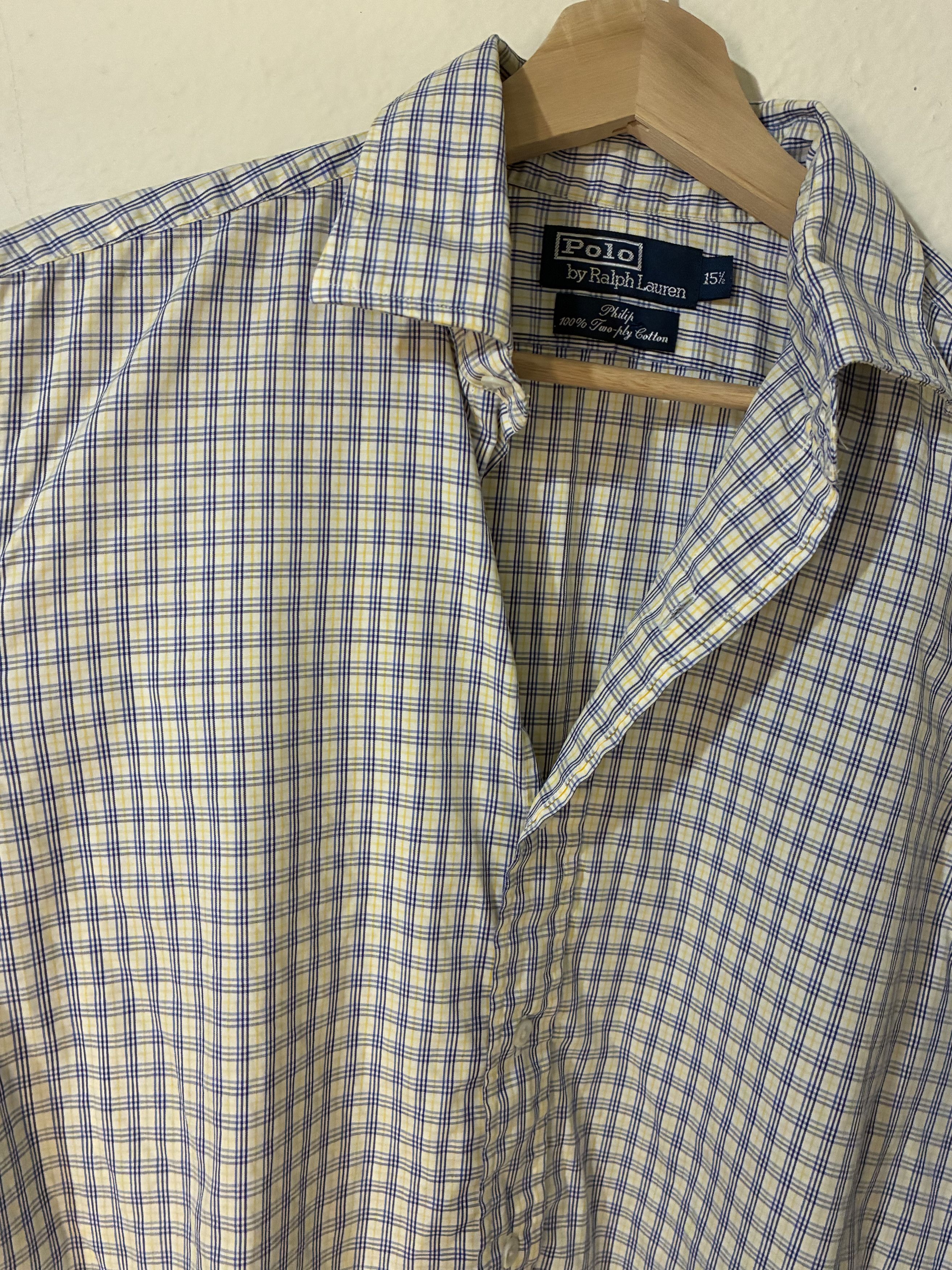 Polo Ralph Lauren Two-Ply Shirt Size US M / EU 48-50 / 2 - 2 Thumbnail