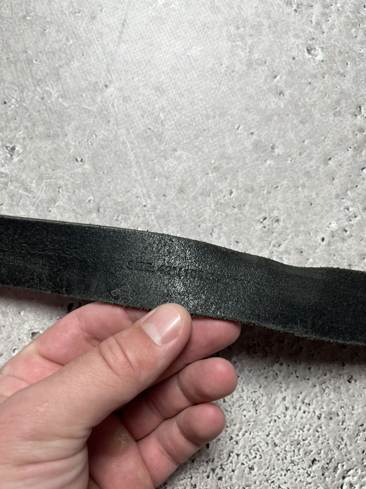 Levi's × Vintage Levis vintage metallic buckle leather tear belt big logo Size ONE SIZE - 8 Thumbnail