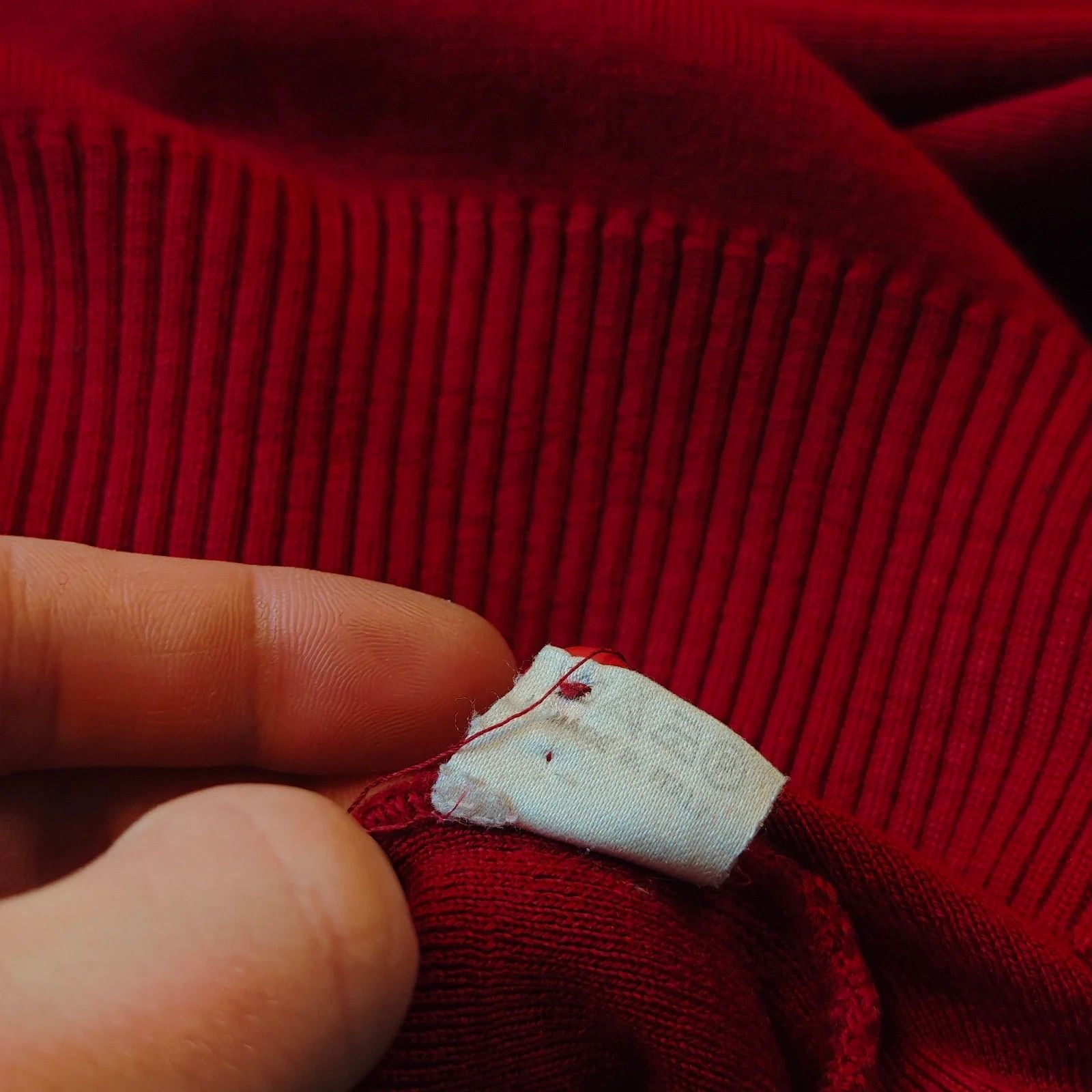 Paul & Shark Vintage Paul & Shark Sweater Mens XL wool Red pullover Size US XL / EU 56 / 4 - 9 Thumbnail