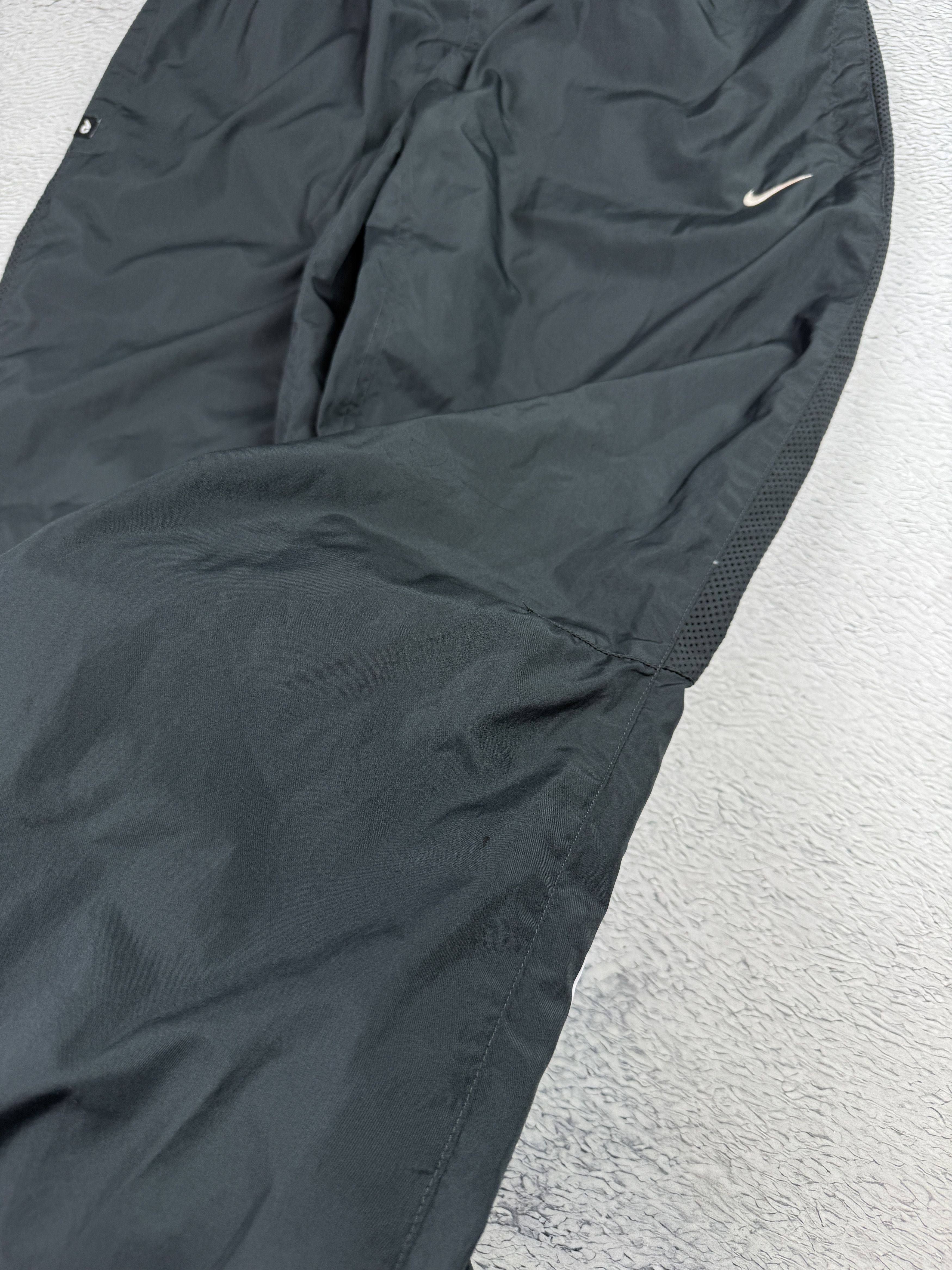 Nike × Vintage Nike Vintage Track Pants Nylon Parachute Windbreaker Grey Size US 32 / EU 48 - 9 Thumbnail