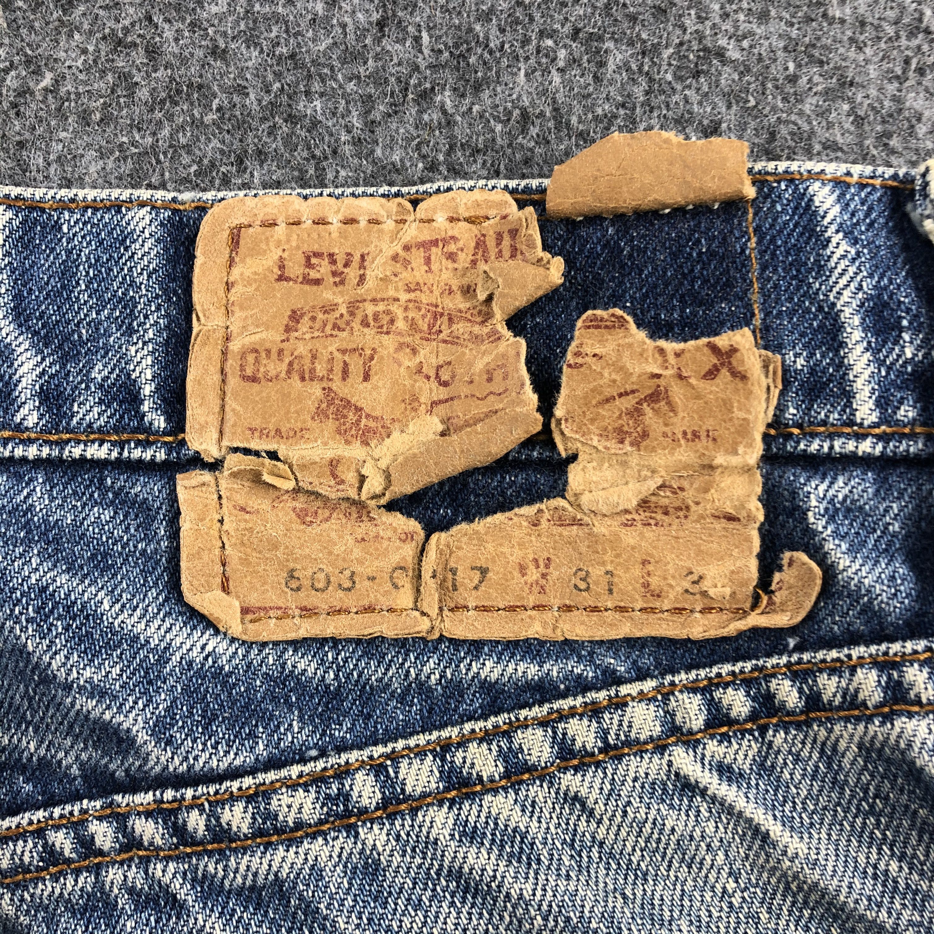 Levi's 90s Vintage Light Wash Levis 603 Jeans-J1893 Size US 31 - 5 Thumbnail
