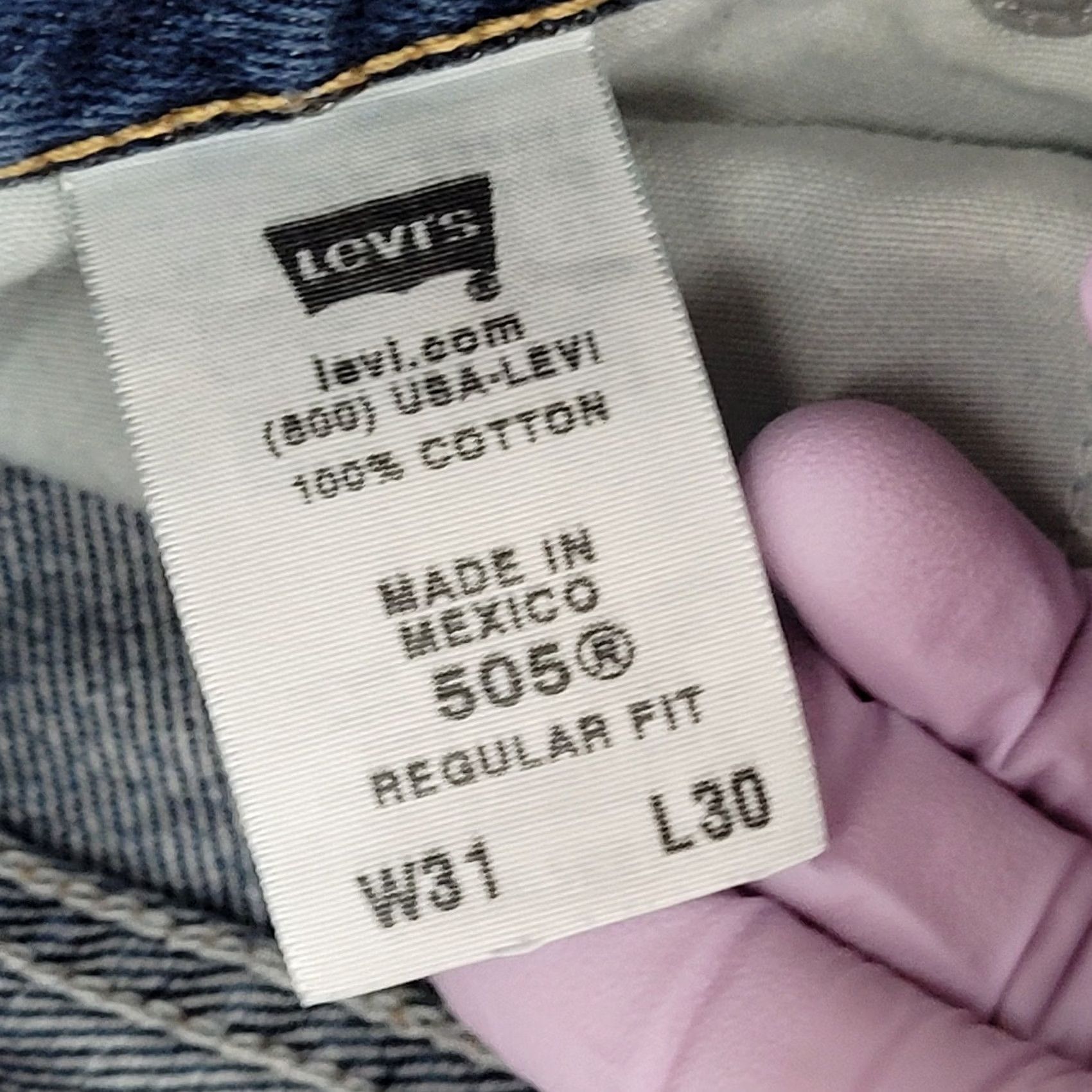Levi's Levi’S 505 Straight Jeans, Faded Medium Wash - 30x30 - Mens Size US 30 / EU 46 - 7 Thumbnail