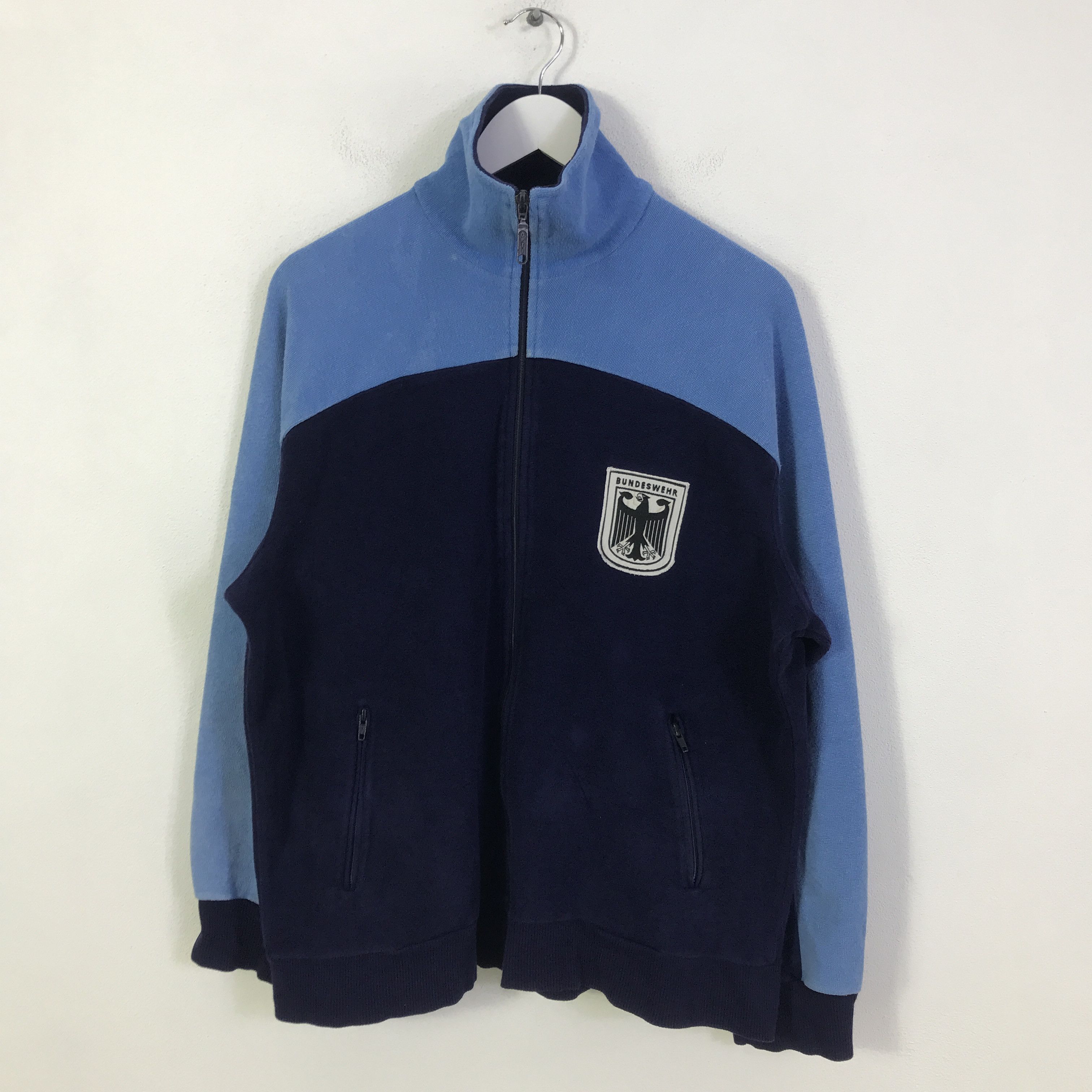 Japanese Brand Vintag Bundeswehr gebr. haux sweater jacket K98B19 Size US L / EU 52-54 / 3 - 1 Thumbnail