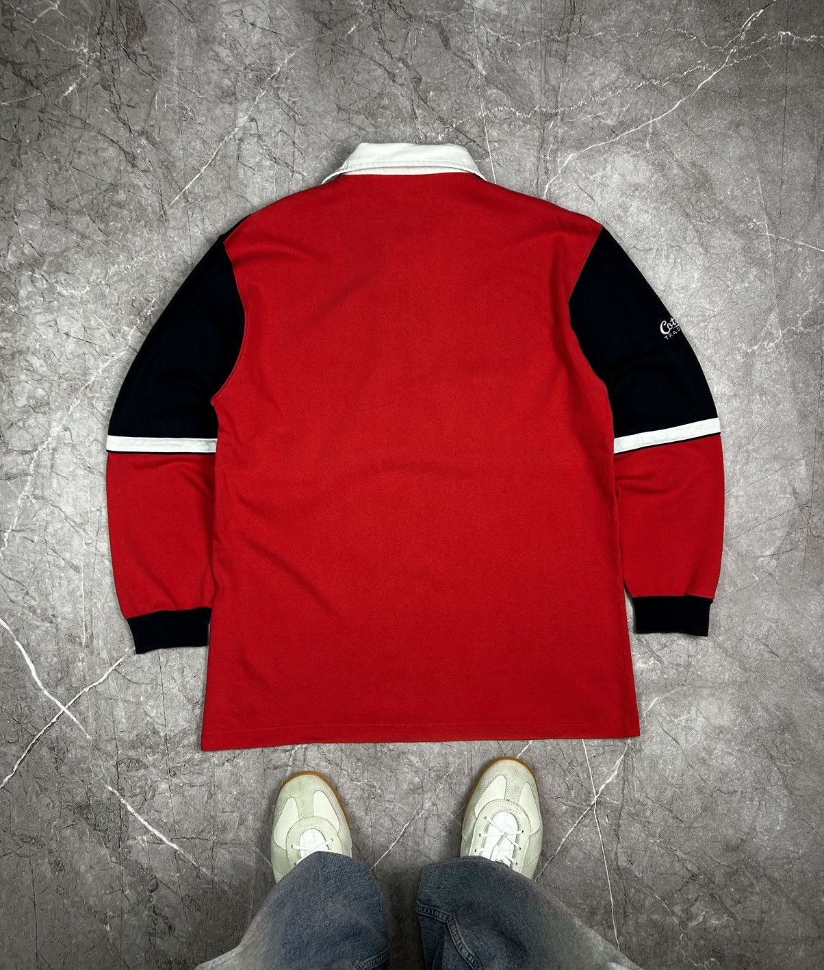 Budweiser × Cotton Traders Vintage Budweiser rugby shirt Size US L / EU 52-54 / 3 - 3 Thumbnail