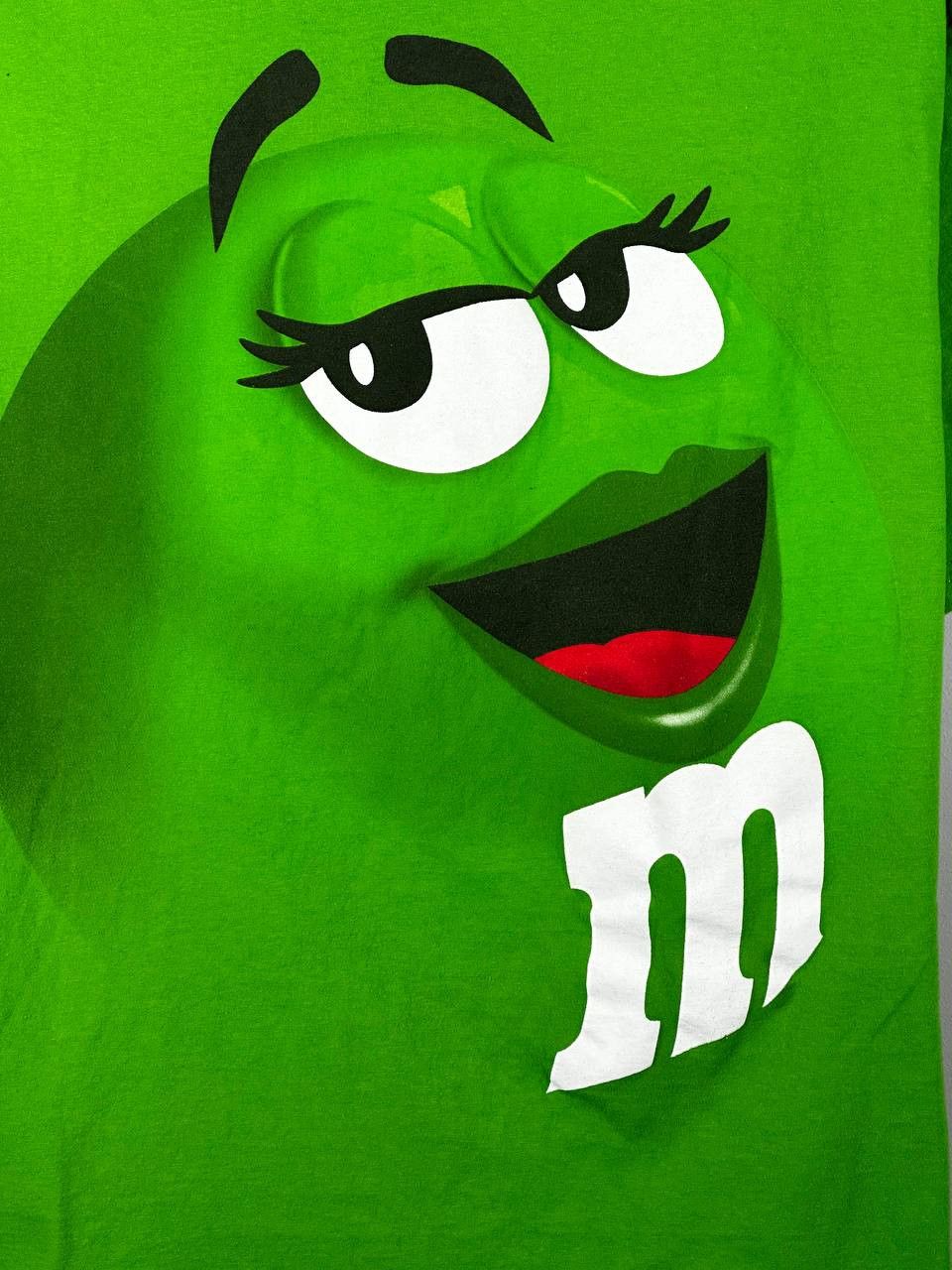 Vintage Vintage M&Ms Big Logo Green Candy Shirt Size US XL / EU 56 / 4 - 4 Thumbnail