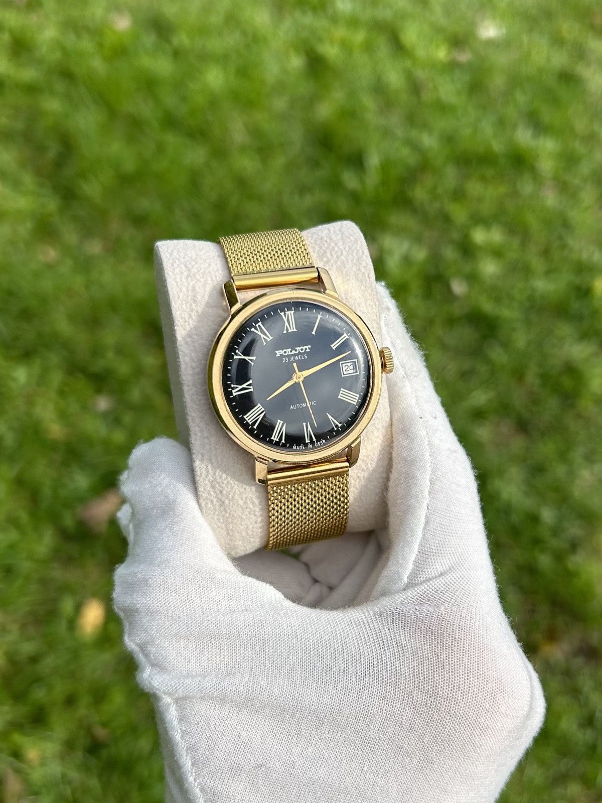 Vintage Vintage Watch Poljot USSR Automatic Automatic 1980s Size ONE SIZE - 12 Thumbnail