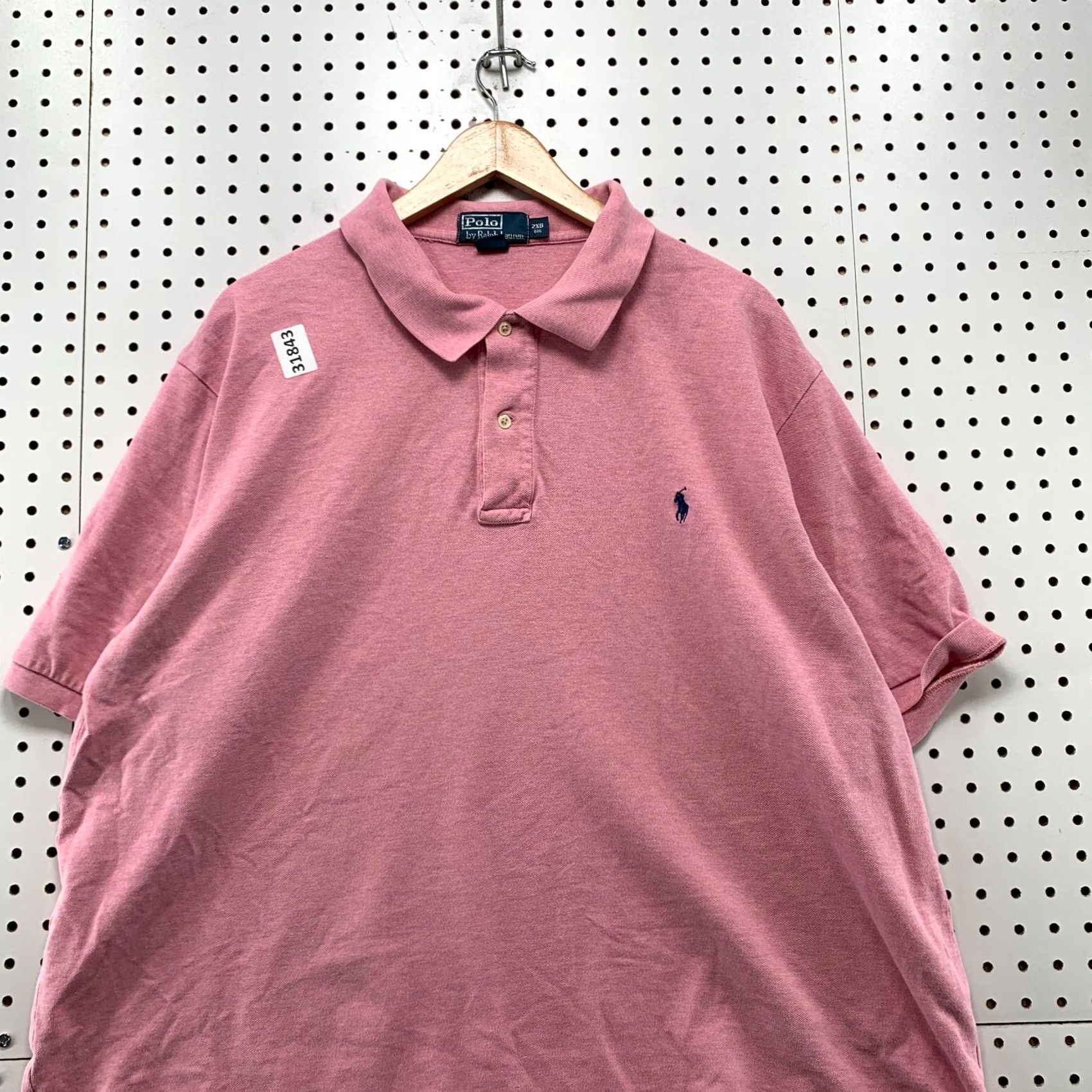 Ralph Lauren Ralph Lauren Shirt Mens Big 2X Pink Polo Collared Men Pony Short Sleeve 5x31 Size US XXL / EU 58 / 5 - 4 Thumbnail