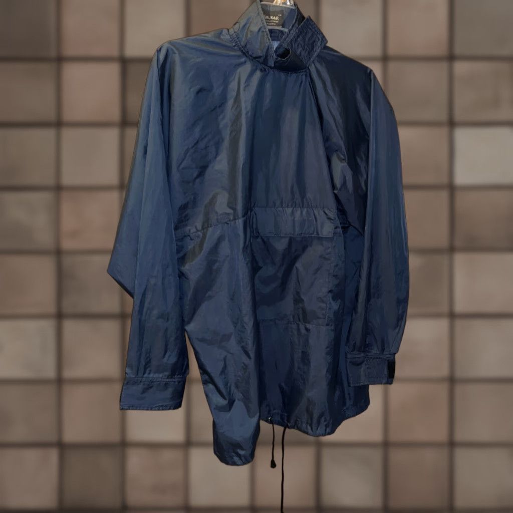 Equipment VINTAGE Zanskar Outdoor Equipment Windbreaker Rain Coat Jacket Unisex Small Summer Spring Nylon Very Dark Blue Women Size S / US 4 / IT 40 - 1 Thumbnail