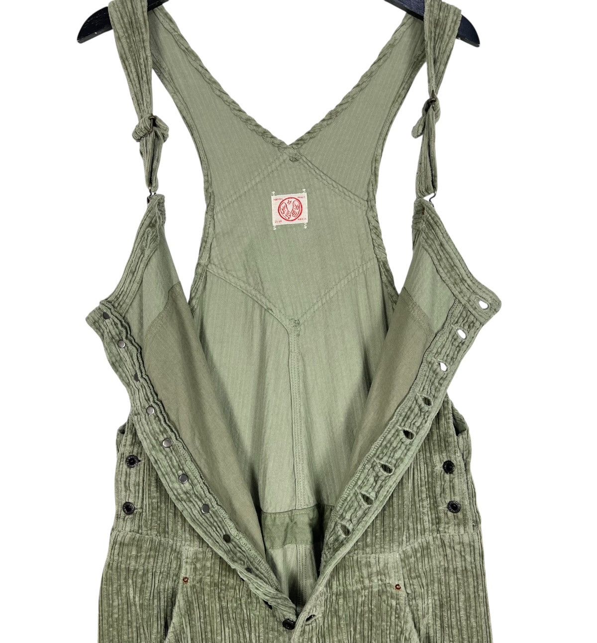 Kapital Vintage Kapital Blue hand Corduroy Flare Coverall Size 25" / US 0 / IT 36 - 9 Thumbnail