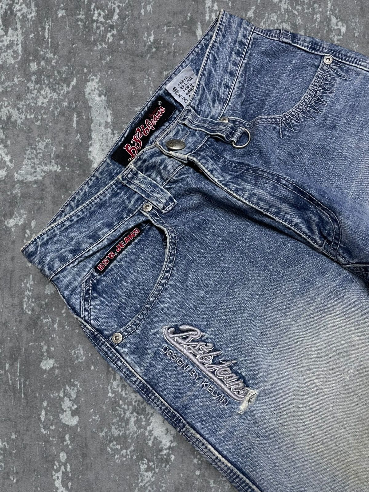 Japanese Brand Vintage Japan Designer 90S Streetwear B.SB Baggy Distressed Size US 28 / EU 44 - 7 Thumbnail