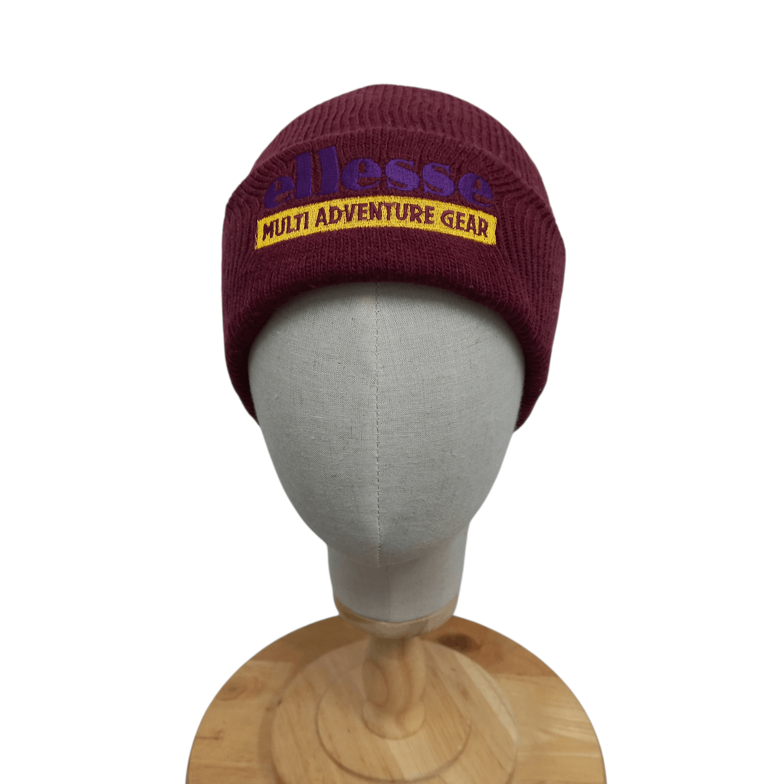 Ellesse 🏔Vintage ellesse multi advanture gear spellout beanie hat Size ONE SIZE - 1 Thumbnail
