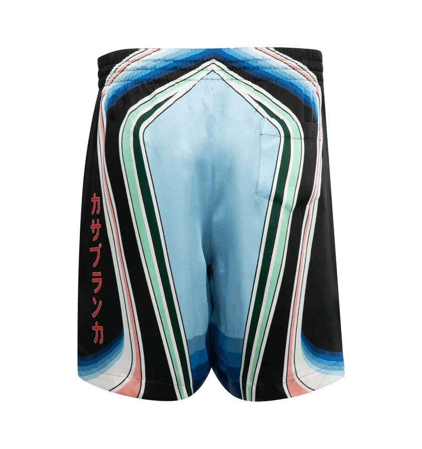 Casablanca o1h1sh11225 Drawstring Shorts in Multicolor Size US 38 / EU 54 - 2 Thumbnail