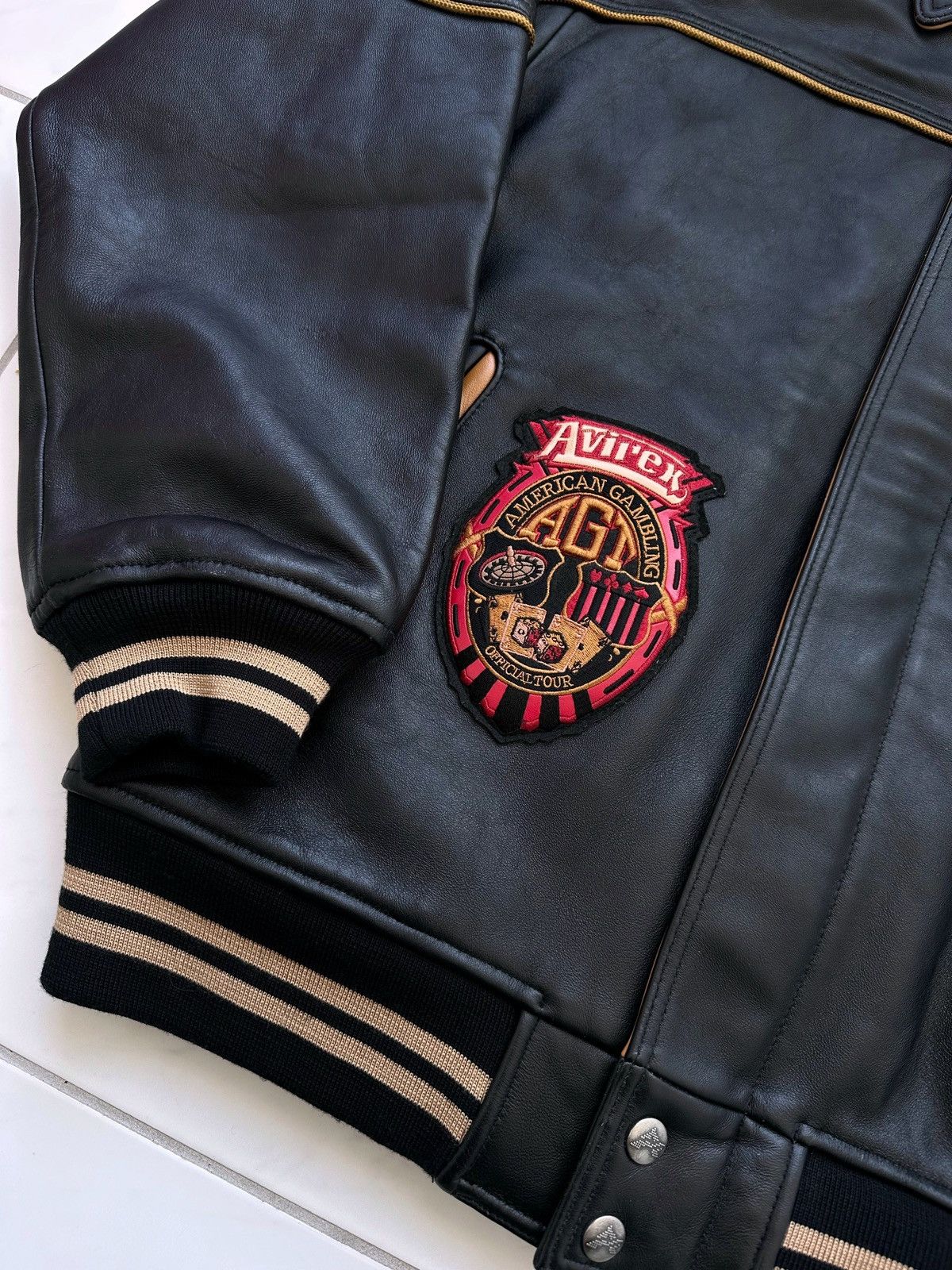 Avirex Vintage Avirex New York 1st Casino Tour Leather Jacket Size US L / EU 52-54 / 3 - 5 Thumbnail