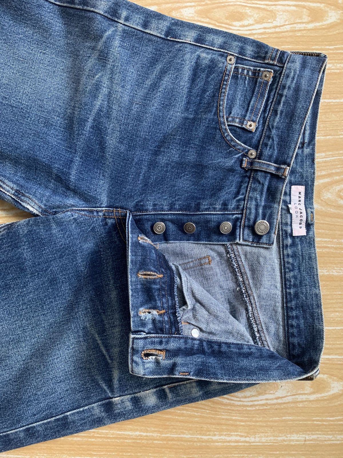 Vintage Marc Jacobs Look Selvedge Denim Pants Size US 27 - 15 Thumbnail