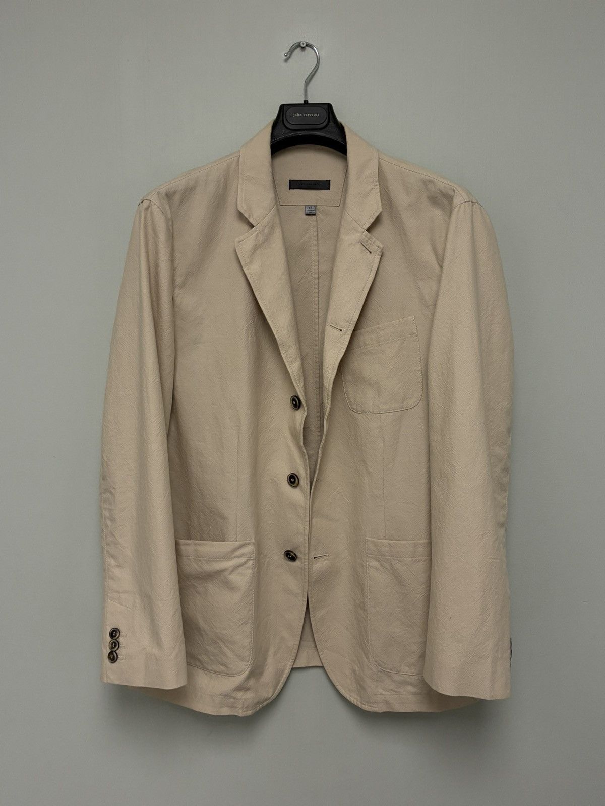 John Varvatos Crinkle texture jacket EU 56 USA 46 Size US XL / EU 56 / 4 - 3 Thumbnail