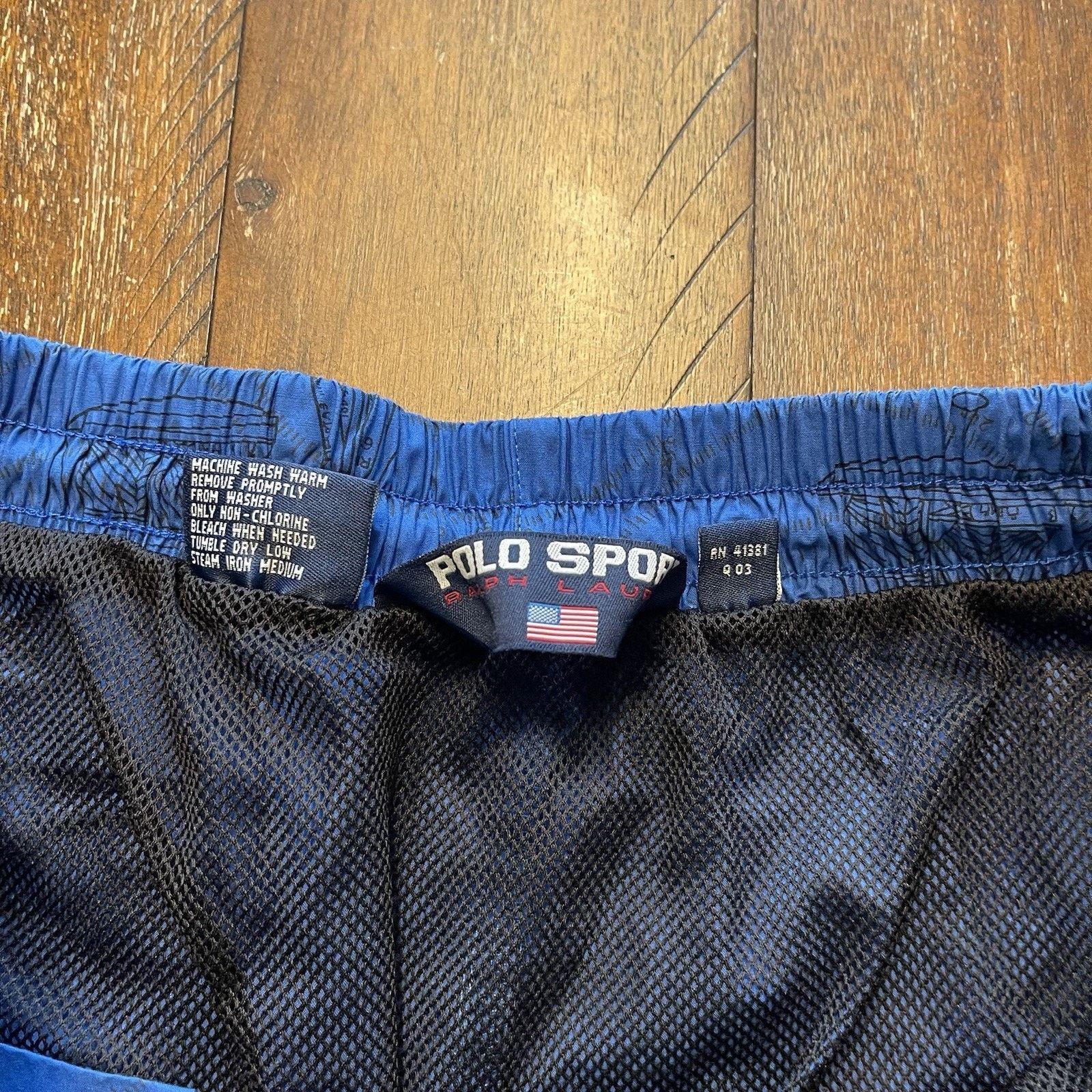 Polo Ralph Lauren Vtg 90s Polo Sport Ralph Lauren Rare Swim Trunks Shorts XXL Size US 36 / EU 52 - 4 Thumbnail