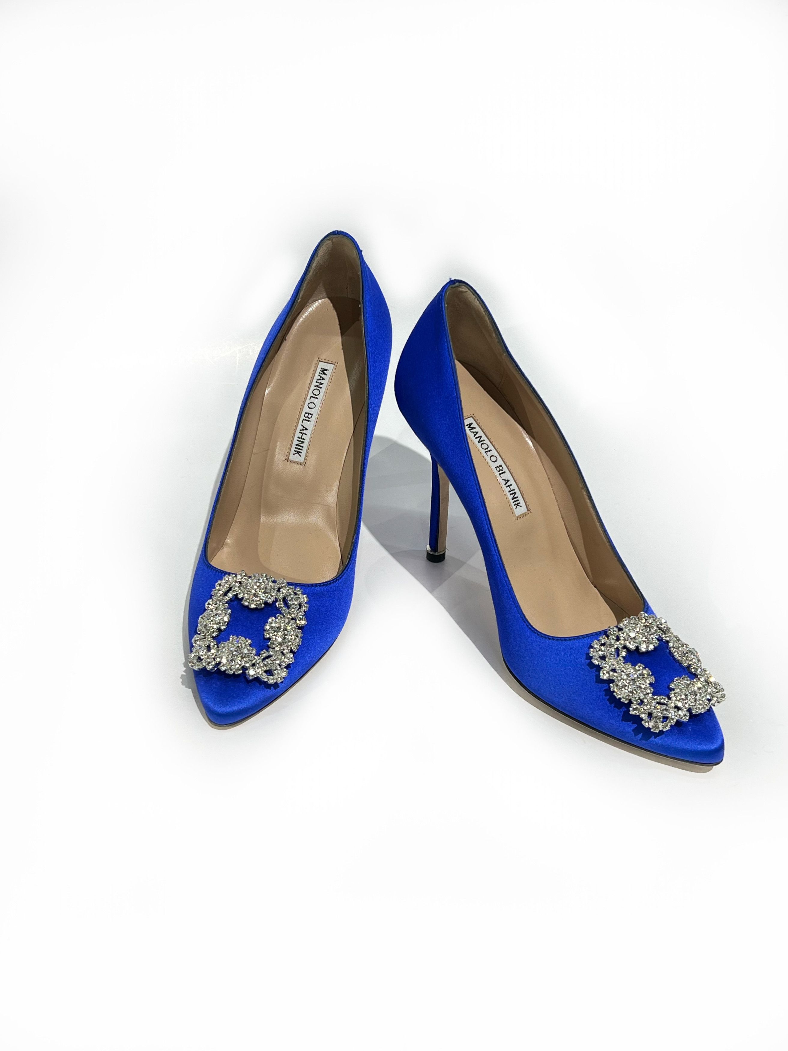Manolo Blahnik Hangisi heels Size US 8.5 / IT 38.5 - 5 Thumbnail