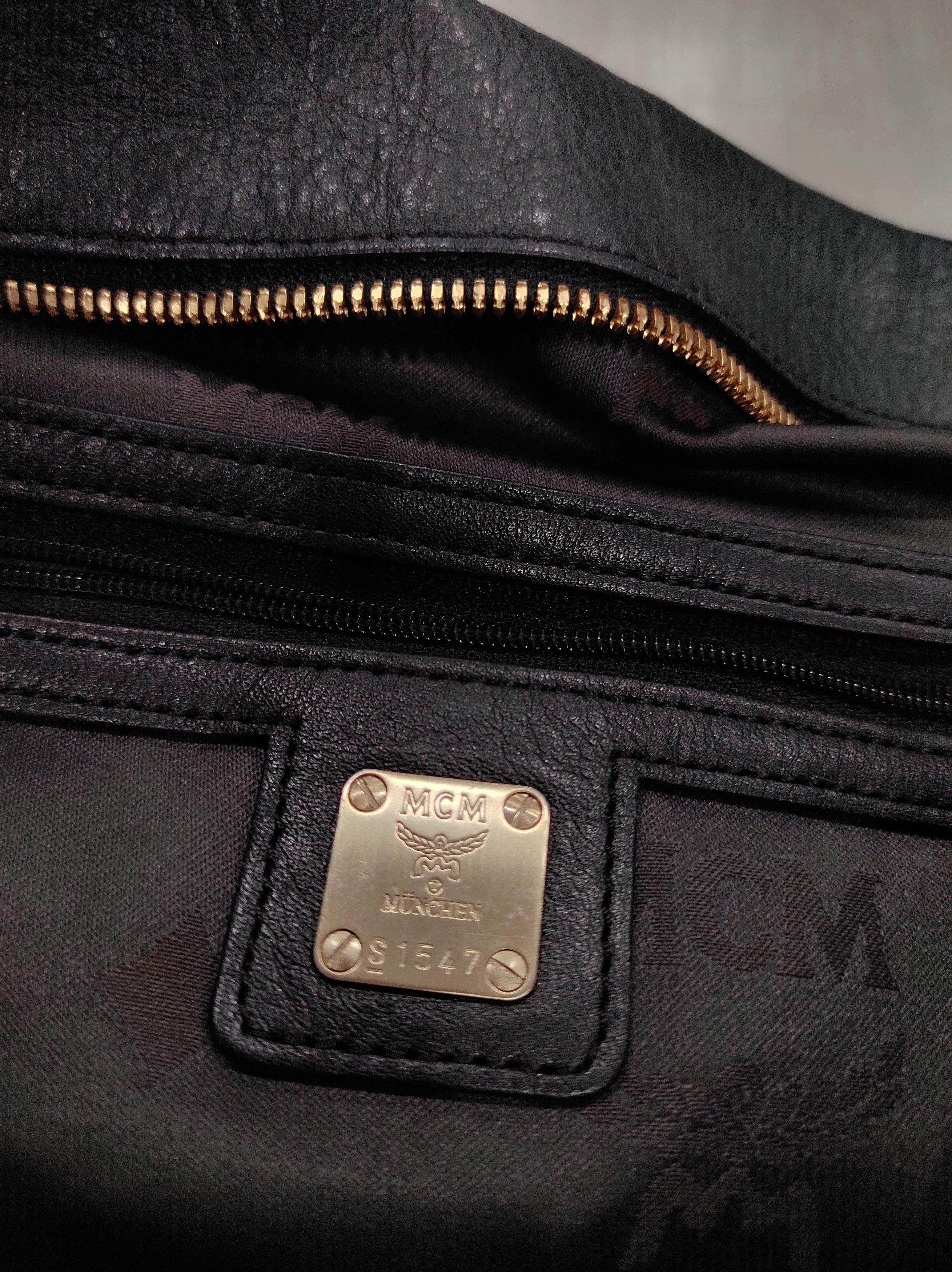 MCM Mcm Leather Satchel Visetos Tote Bag Size ONE SIZE - 9 Thumbnail