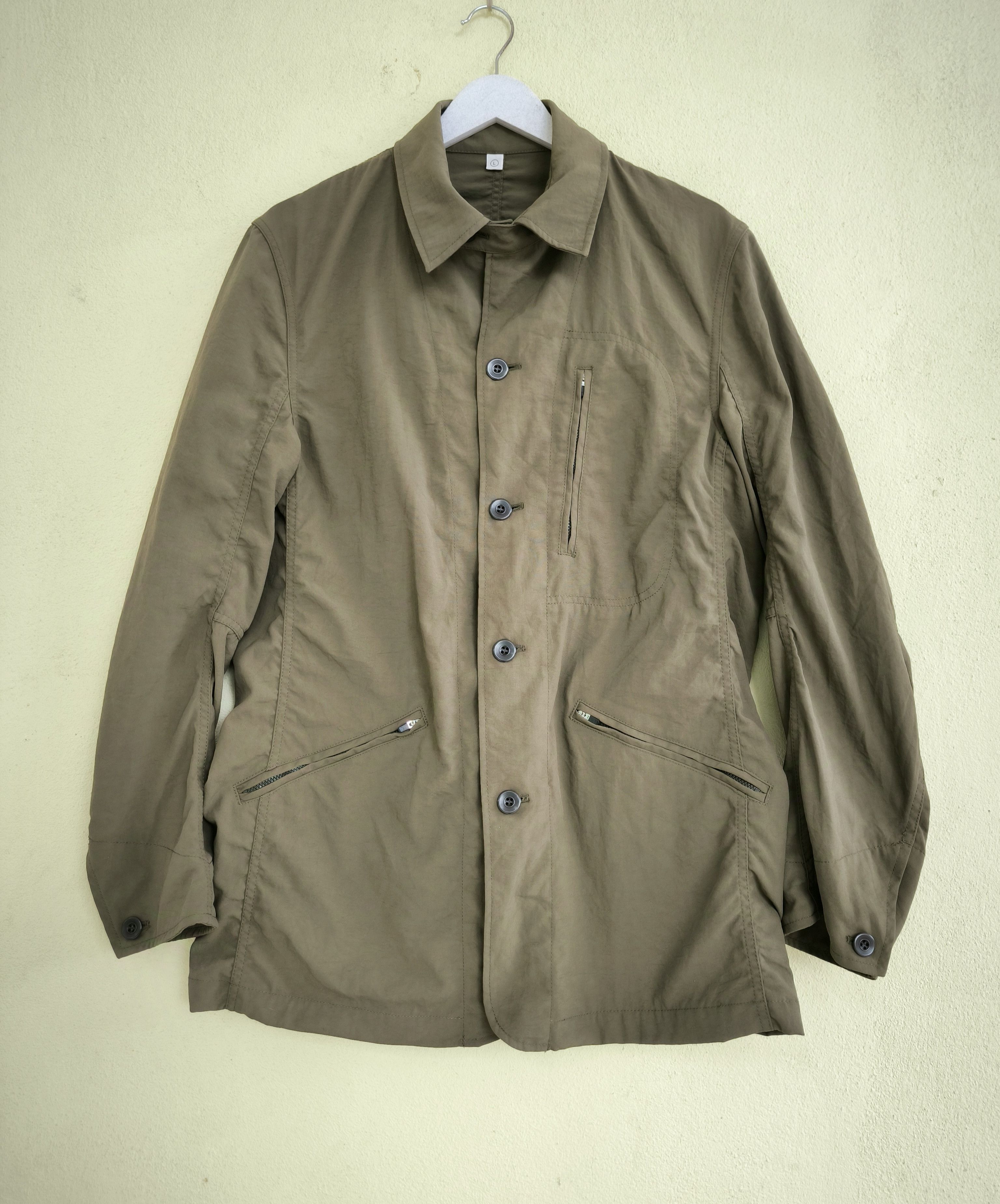 Uniqlo UNIQLO nylon button up jacket Size US M / EU 48-50 / 2 - 1 Thumbnail