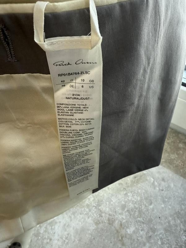 Rick Owens RICK OWENS BLAZER Size S / US 4 / IT 40 - 4 Thumbnail