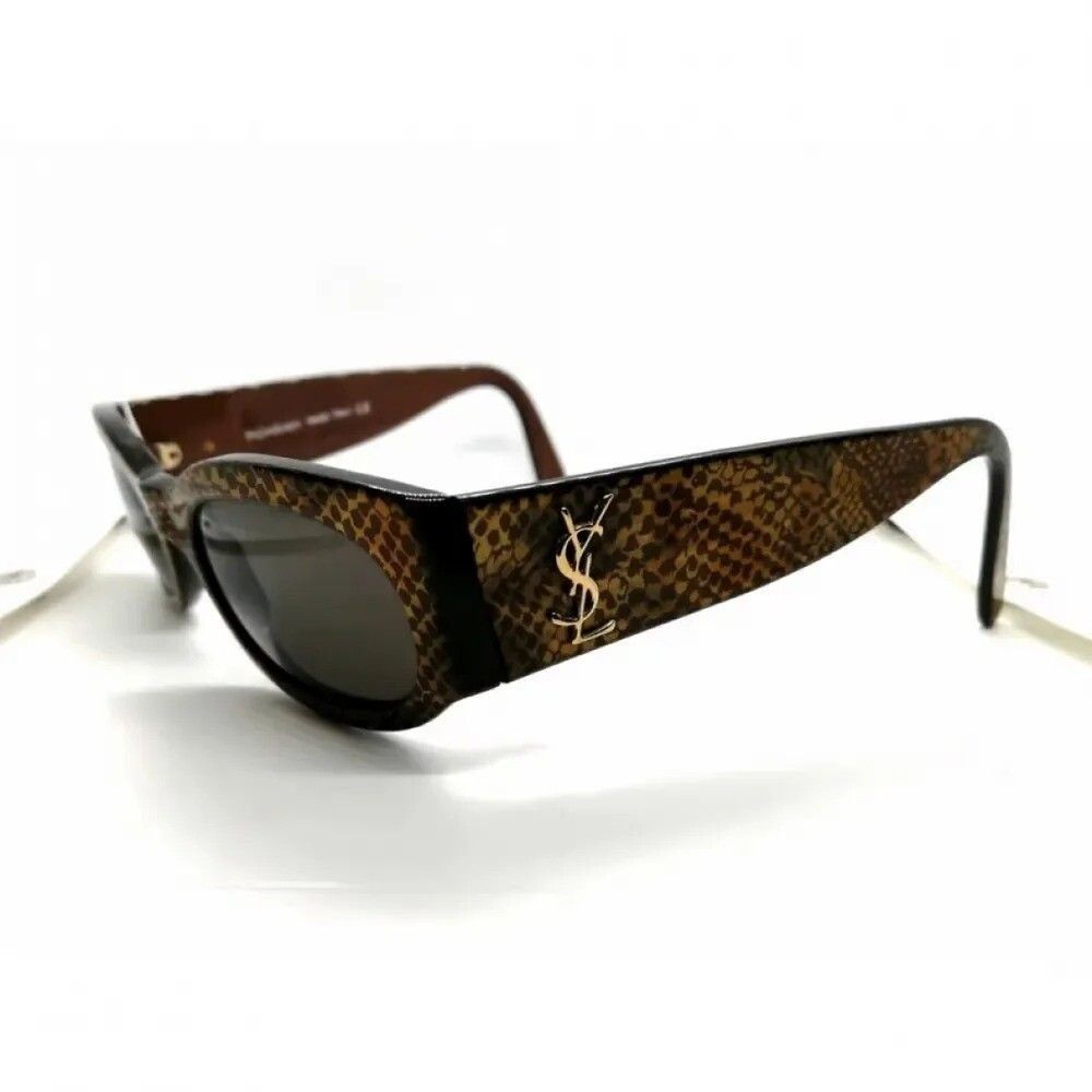 image of YVES Saint Laurent Vintage Sunglasses in Gold, Women's