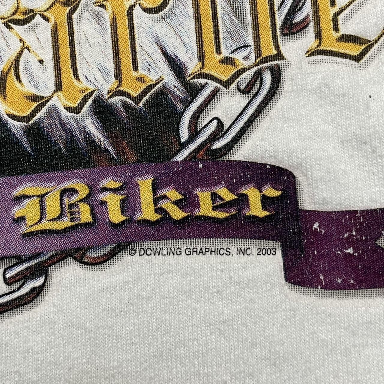 Vintage Vintage Christian Biker Shirt White XL 2003 Ride Hard Pray Size US XL / EU 56 / 4 - 3 Thumbnail
