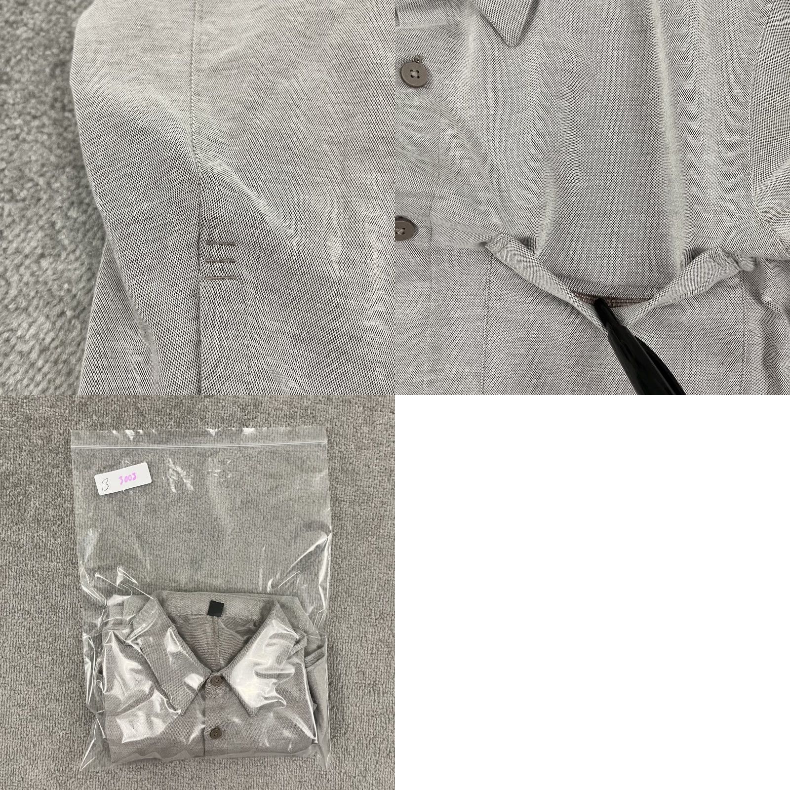 Lululemon Lululemon Button Up Shirt Mens Medium Gray Work Office Travel Casual Size US M / EU 48-50 / 2 - 8 Thumbnail