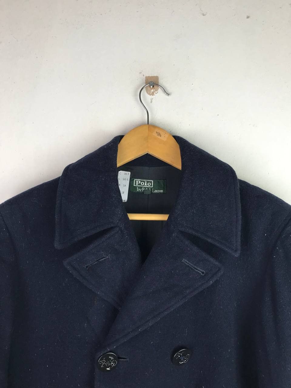 Polo Ralph Lauren Vintage 90's Wool Jacket Polo Ralph Lauren Size US M / EU 48-50 / 2 - 3 Thumbnail
