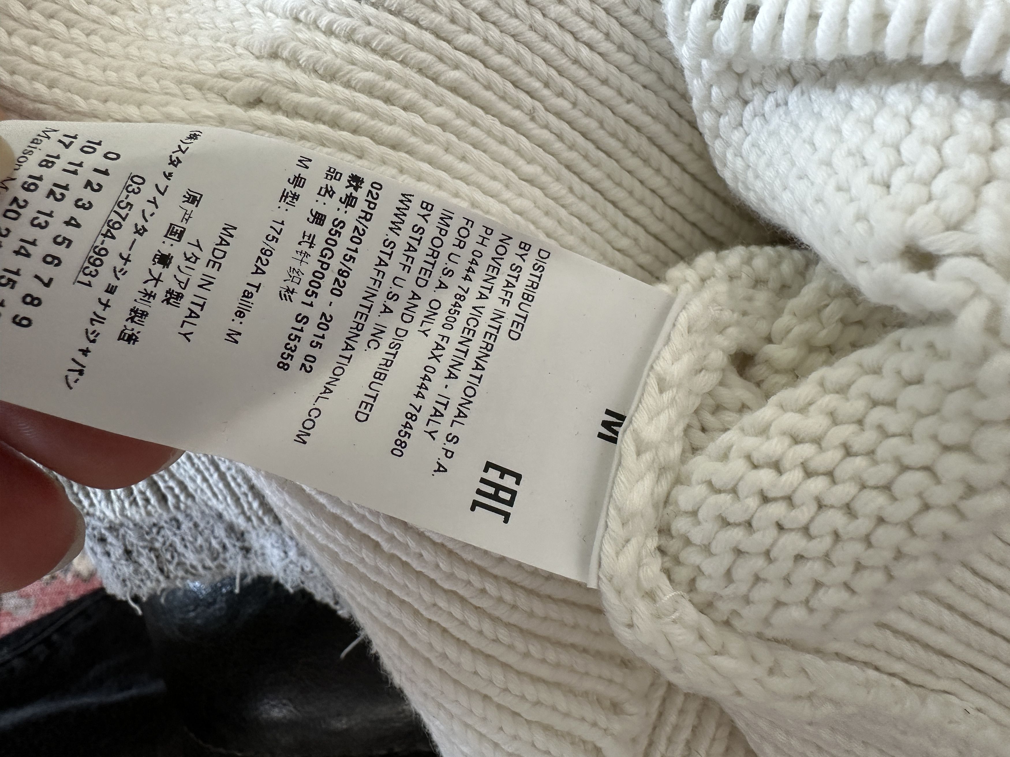 Maison Margiela Maison Margiela Distressed Knit Sweater Size US S / EU 44-46 / 1 - 9 Thumbnail
