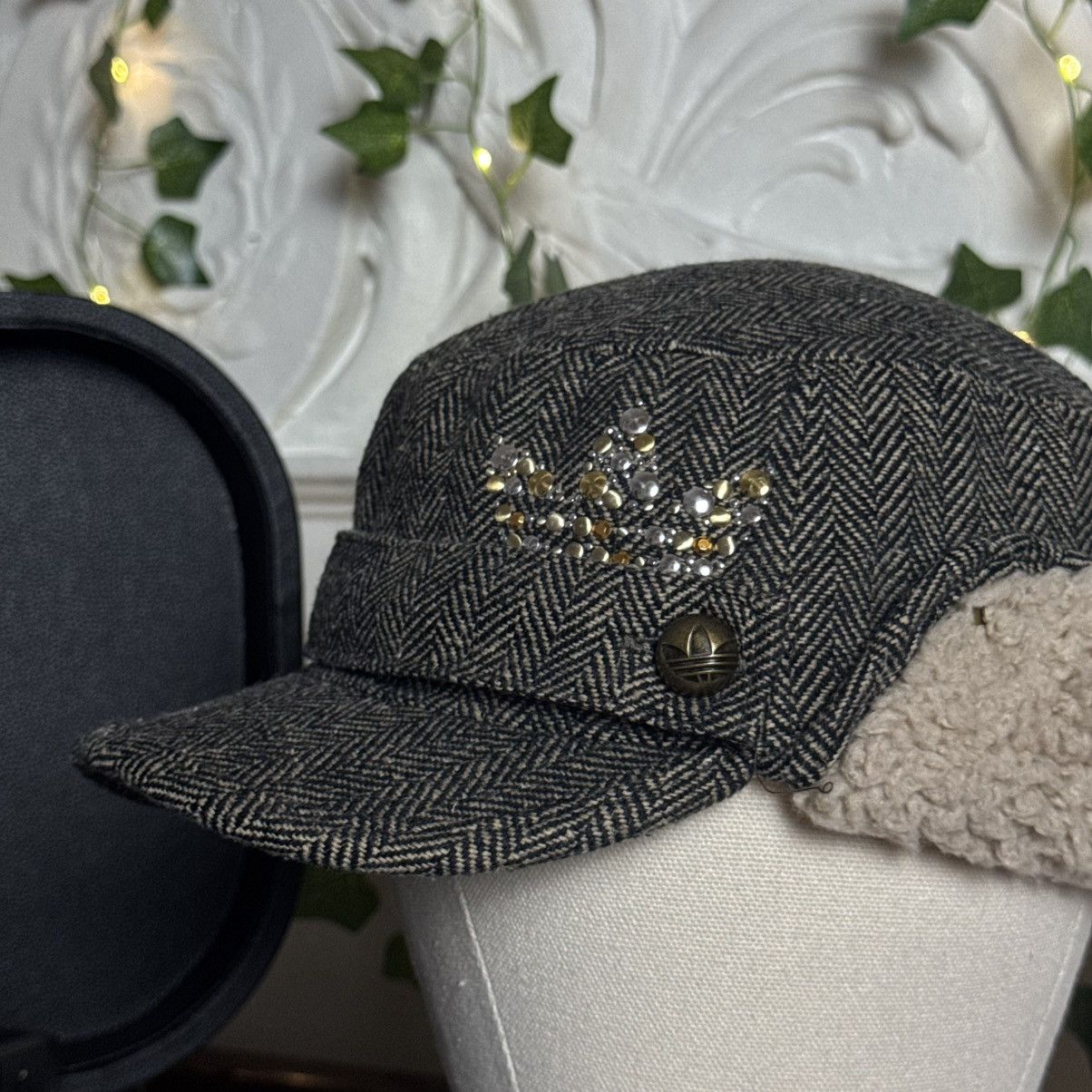 Adidas Adidas Earflap Cap Rhinestones Swarovski Size ONE SIZE - 1 Thumbnail