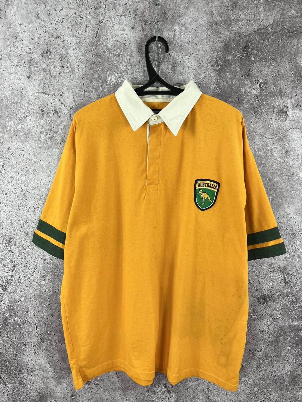 Rugby Ralph Lauren × Vintage Australia Vintage Rugby Polo T-Shirt Size 2XL Size US XXL / EU 58 / 5 - 1 Thumbnail