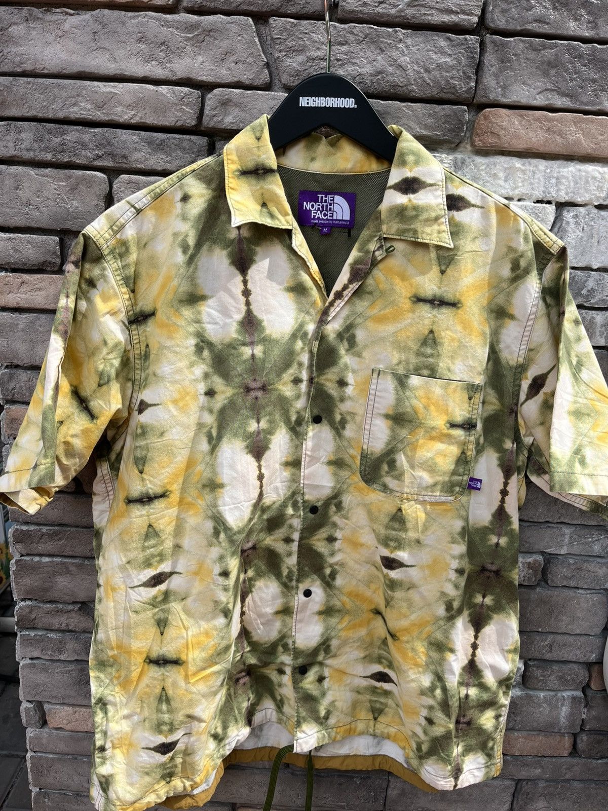 The North Face Purple Label x Nanamica Tie Dye shirt