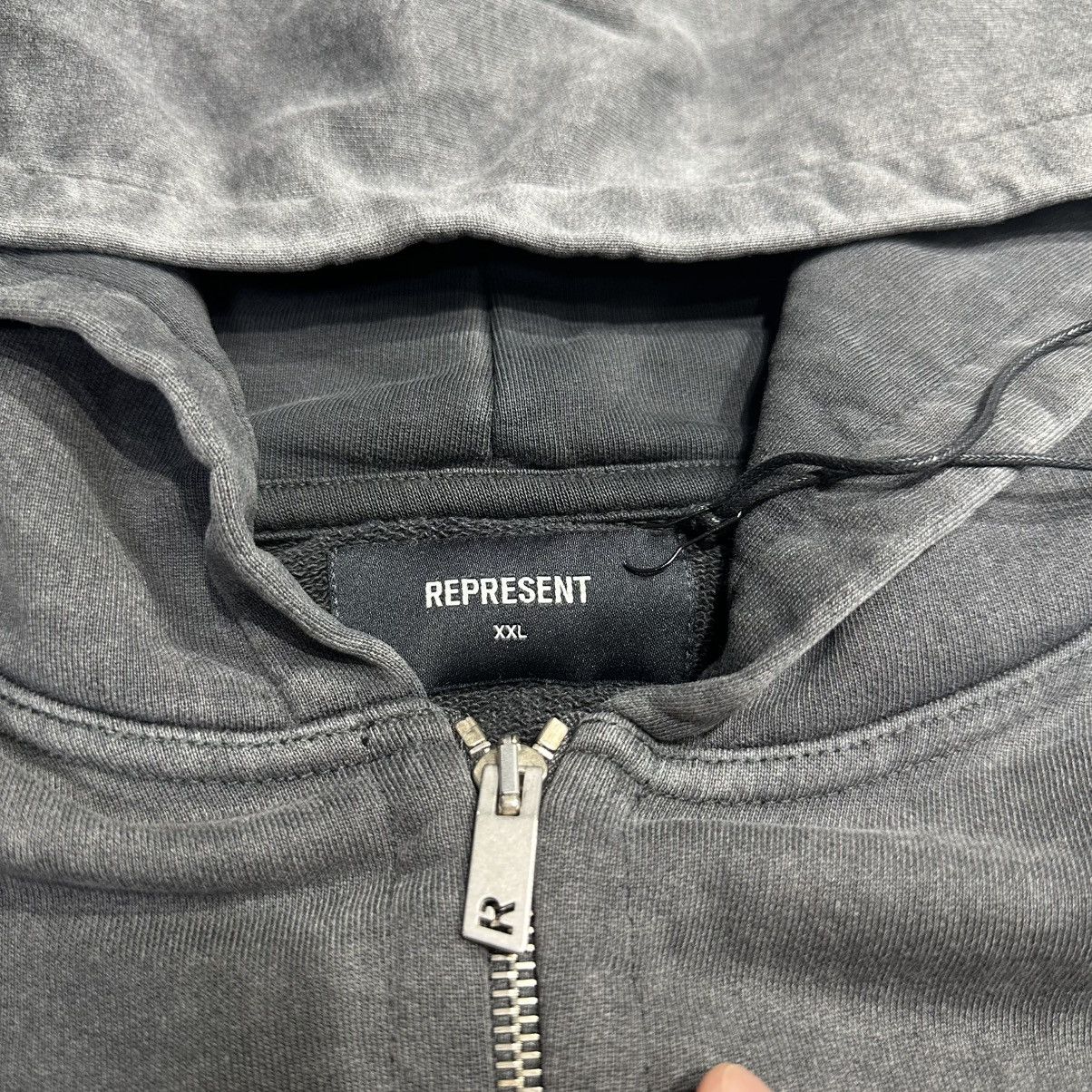 Represent Clo. Represent Team Spirit Zip Hoodie - Vintage Grey Size US XXL / EU 58 / 5 - 6 Thumbnail