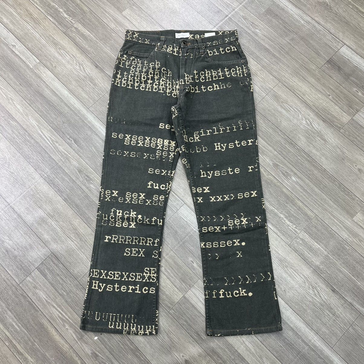 Hysteric Glamour Hysteric Glamour ss99 “Typewriter” Flare Denim