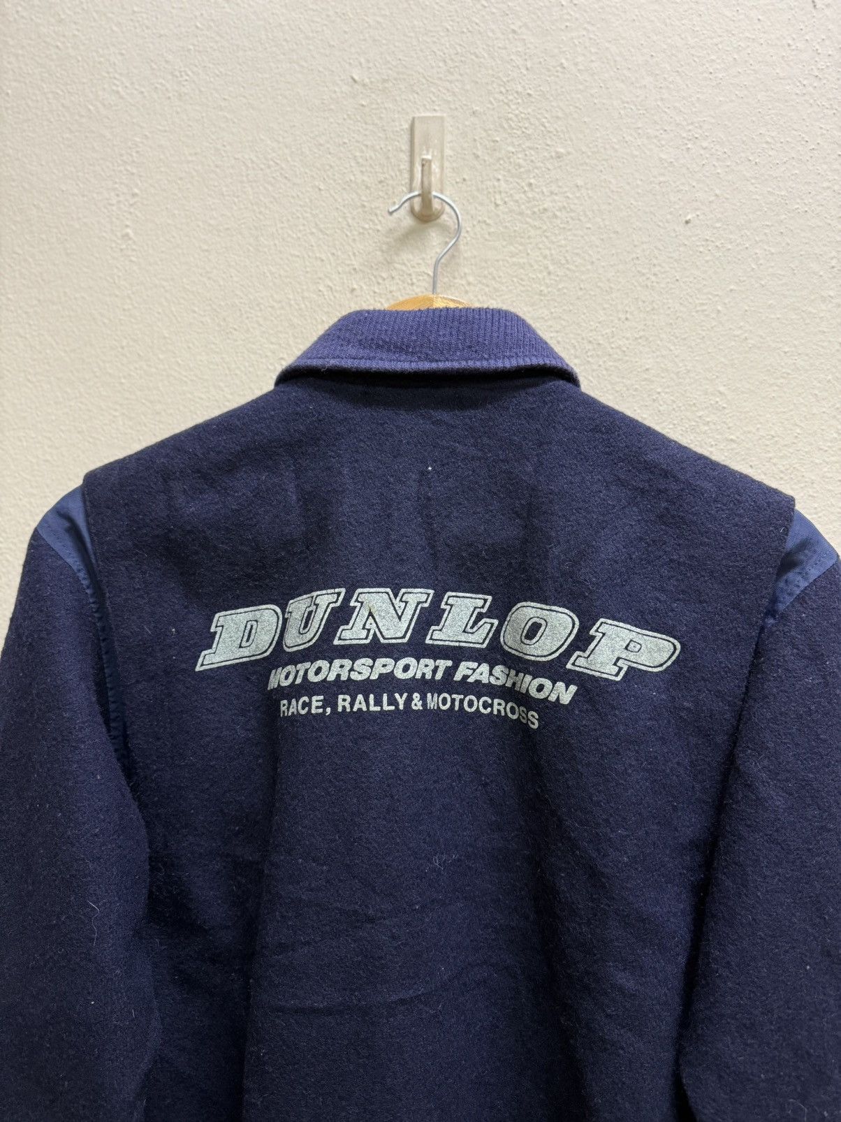 Dunlop Vintage 90s Dunlop Motorsports Fashion Wool Varsity Jacket Size US S / EU 44-46 / 1 - 23 Thumbnail