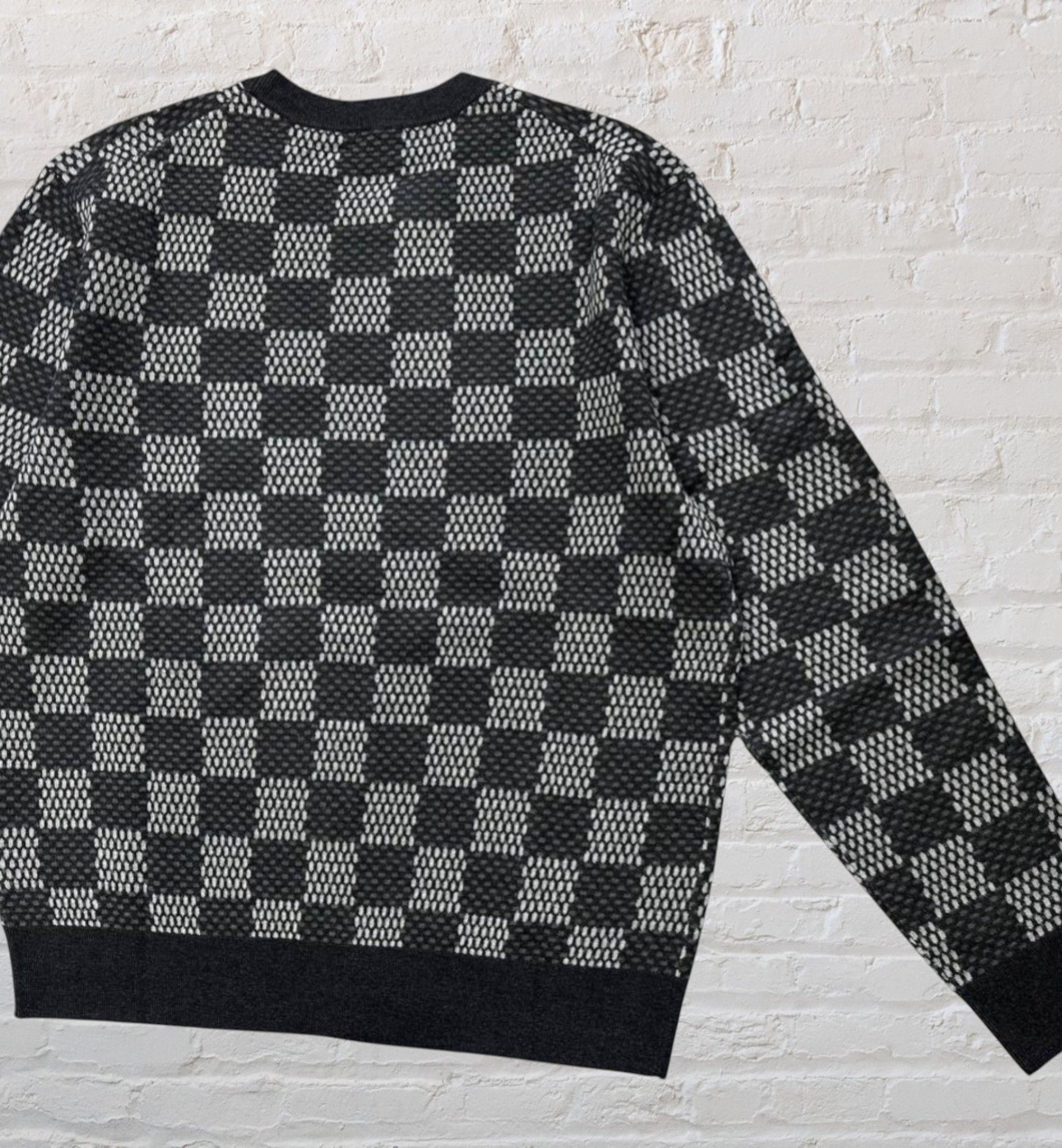 Louis Vuitton Louis Vuitton Damier LV Monogram Sweatershirt Size US L / EU 52-54 / 3 - 3 Thumbnail