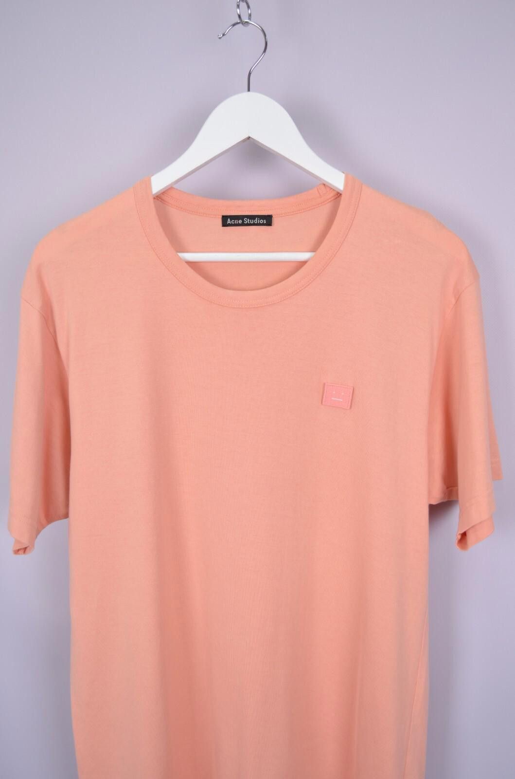 Acne Studios Acne Studios Nash Face Logo Mens Size L Slim Fit Peach Size US L / EU 52-54 / 3 - 2 Thumbnail