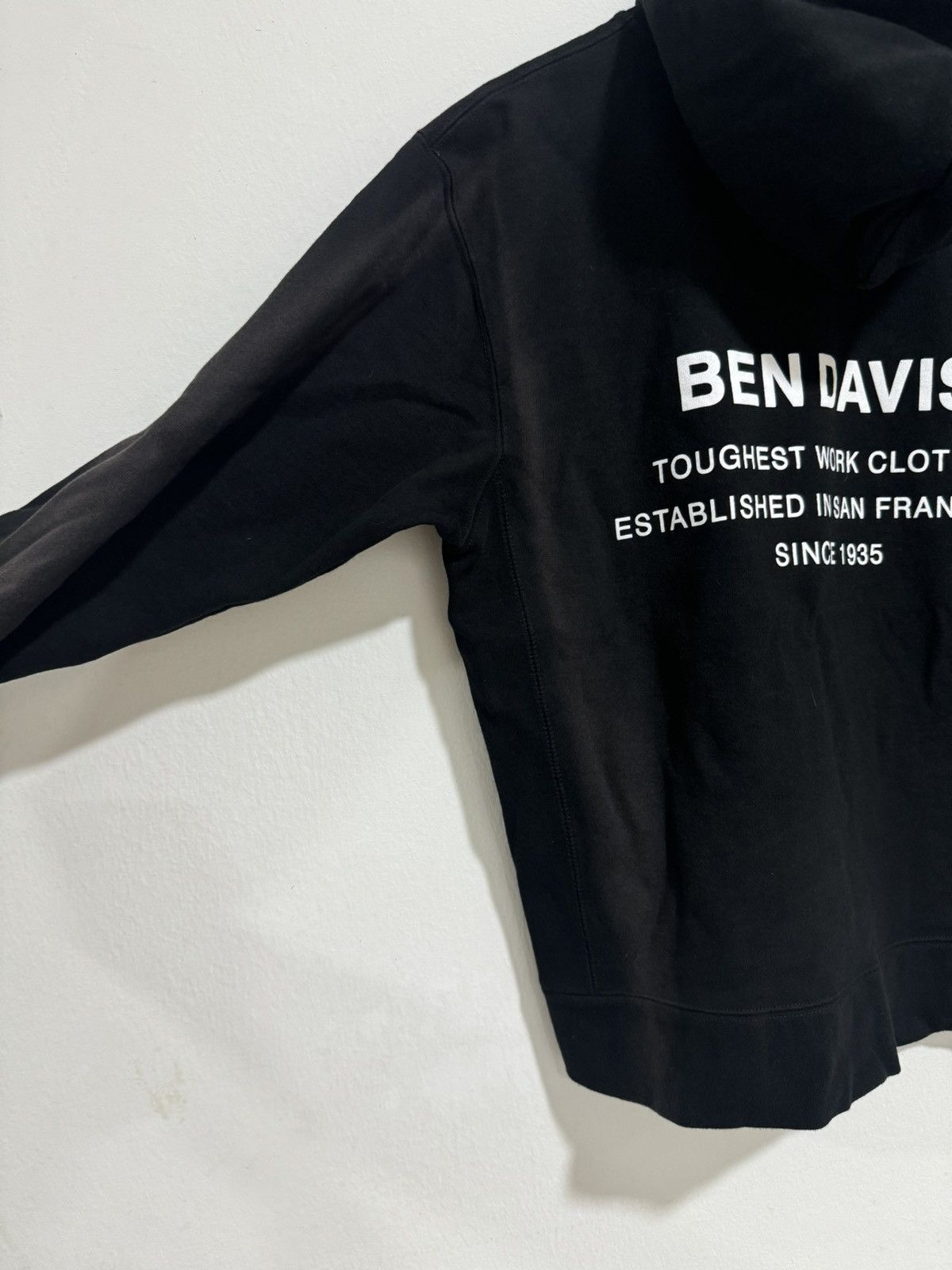 Ben Davis × Vintage Vintage Ben Davis Big Spellout Hoodie Size US M / EU 48-50 / 2 - 7 Thumbnail