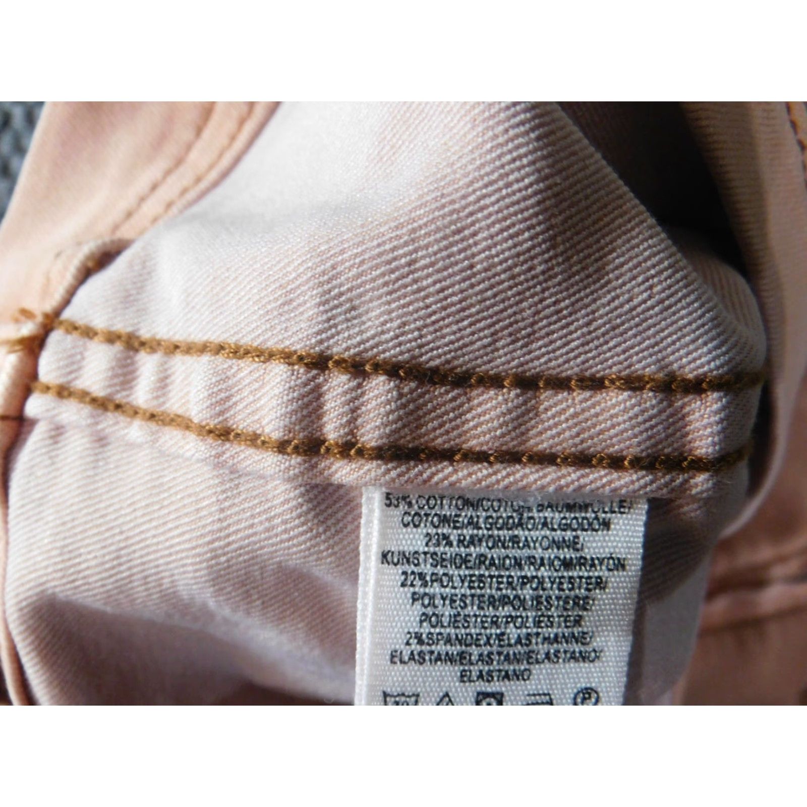 Free People Free People Skirt Womens Short A-Line Denim Pink 10 Zip Lined Casual Mid Rise Regular American Vintage No Size 32" / US 10 / IT 46 - 7 Thumbnail